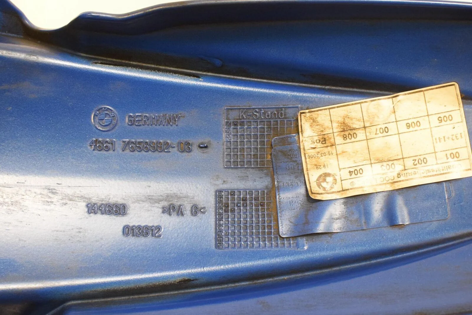 06 BMW K1200S K1200 S K40  Front Fender Tire Hugger Guard 46617689307 - Image 12