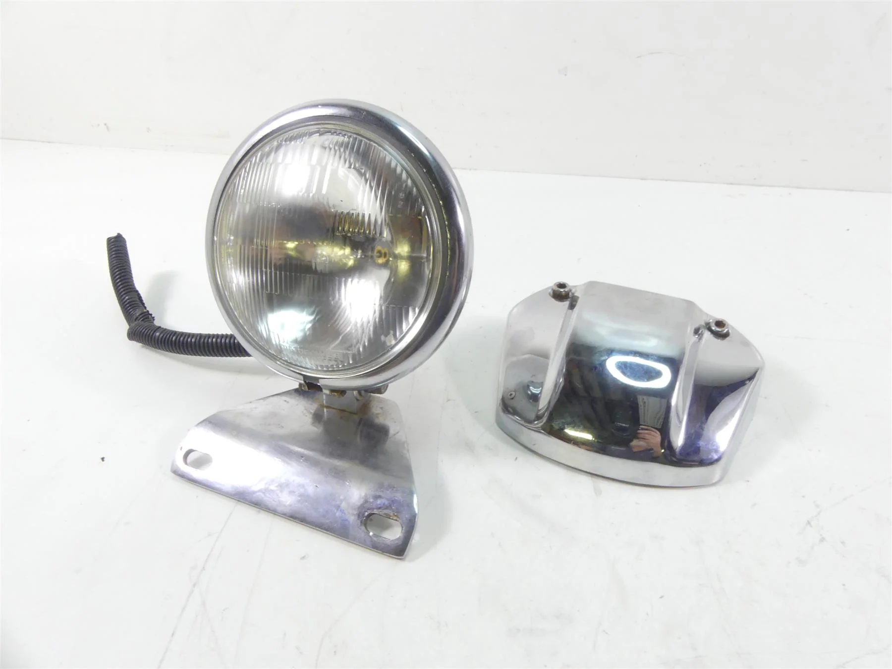 1978 Harley XLH1000 Sportster Ironhead Headlight Head Light Lamp 67705-74 - Image 2