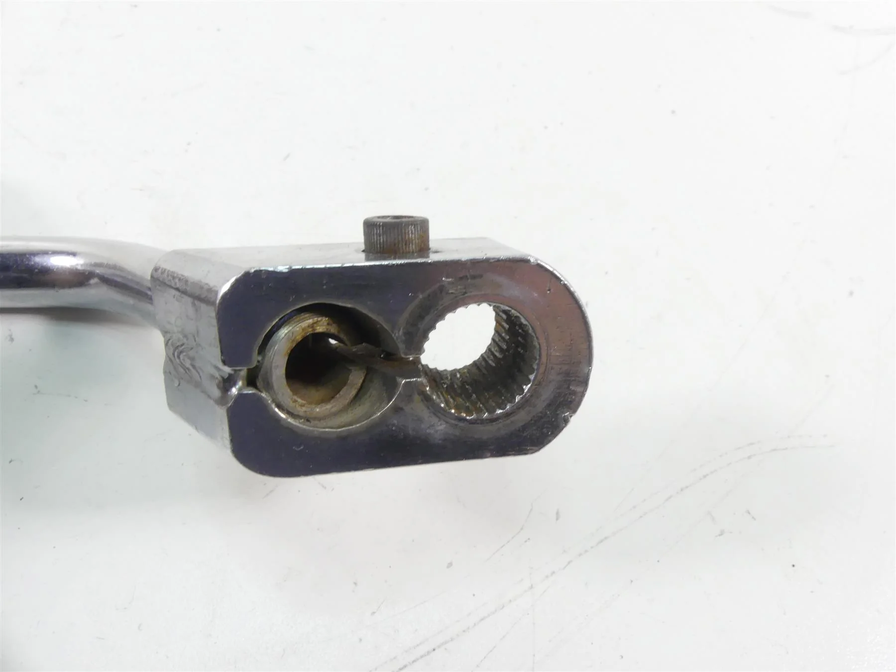 1978 Harley XLH1000 Sportster Ironhead Rear Brake Pedal Lever Ped  Peg 42420-75 - Image 3