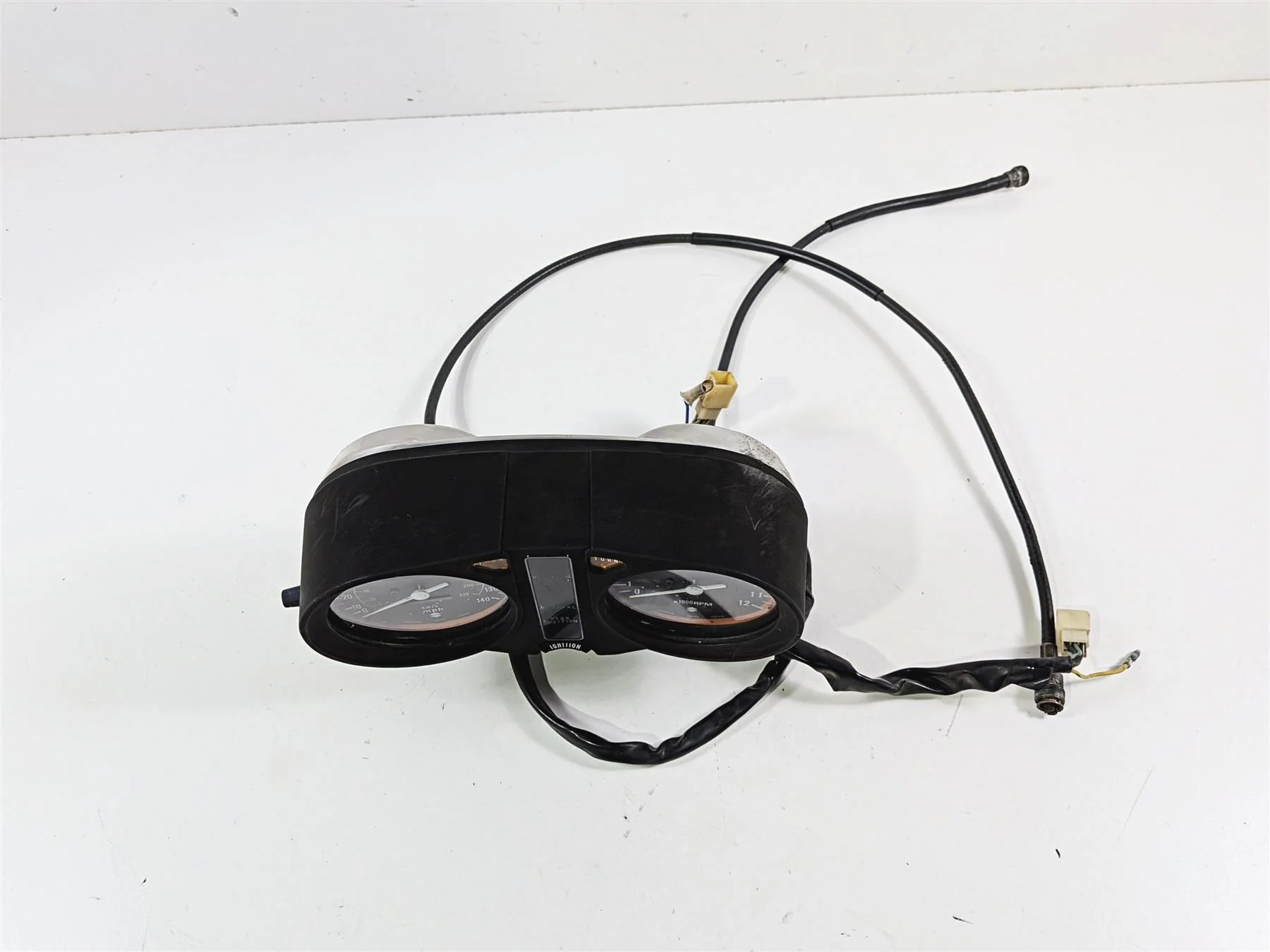 1978 Suzuki GS550 E Gauges Instrument Cluster 18K Set 34100-47032 34100-47034 - Image 12