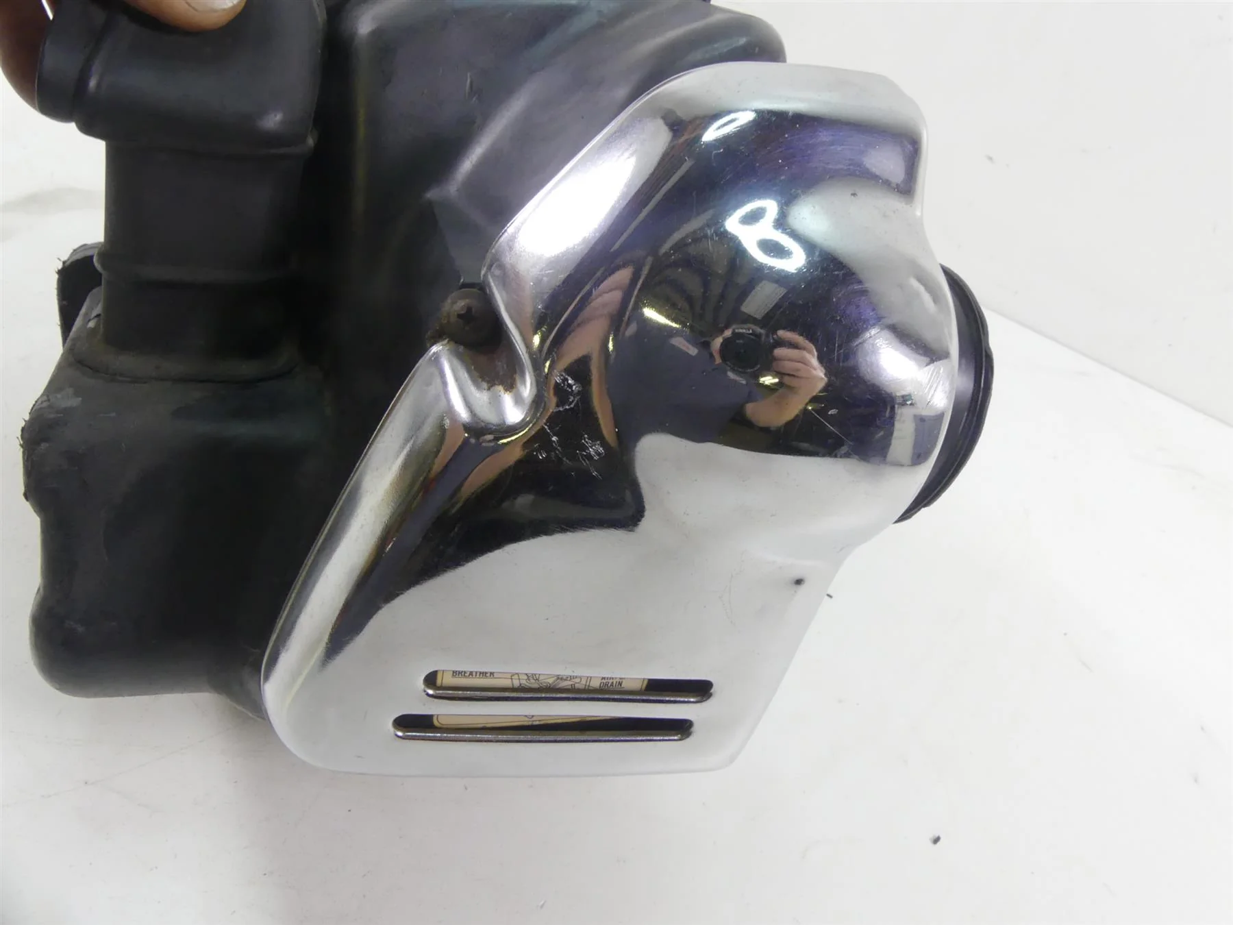 1980 Honda CB750C Custom Air Box Cleaner Breather 17213-425-010 17213-425-020 - Image 4