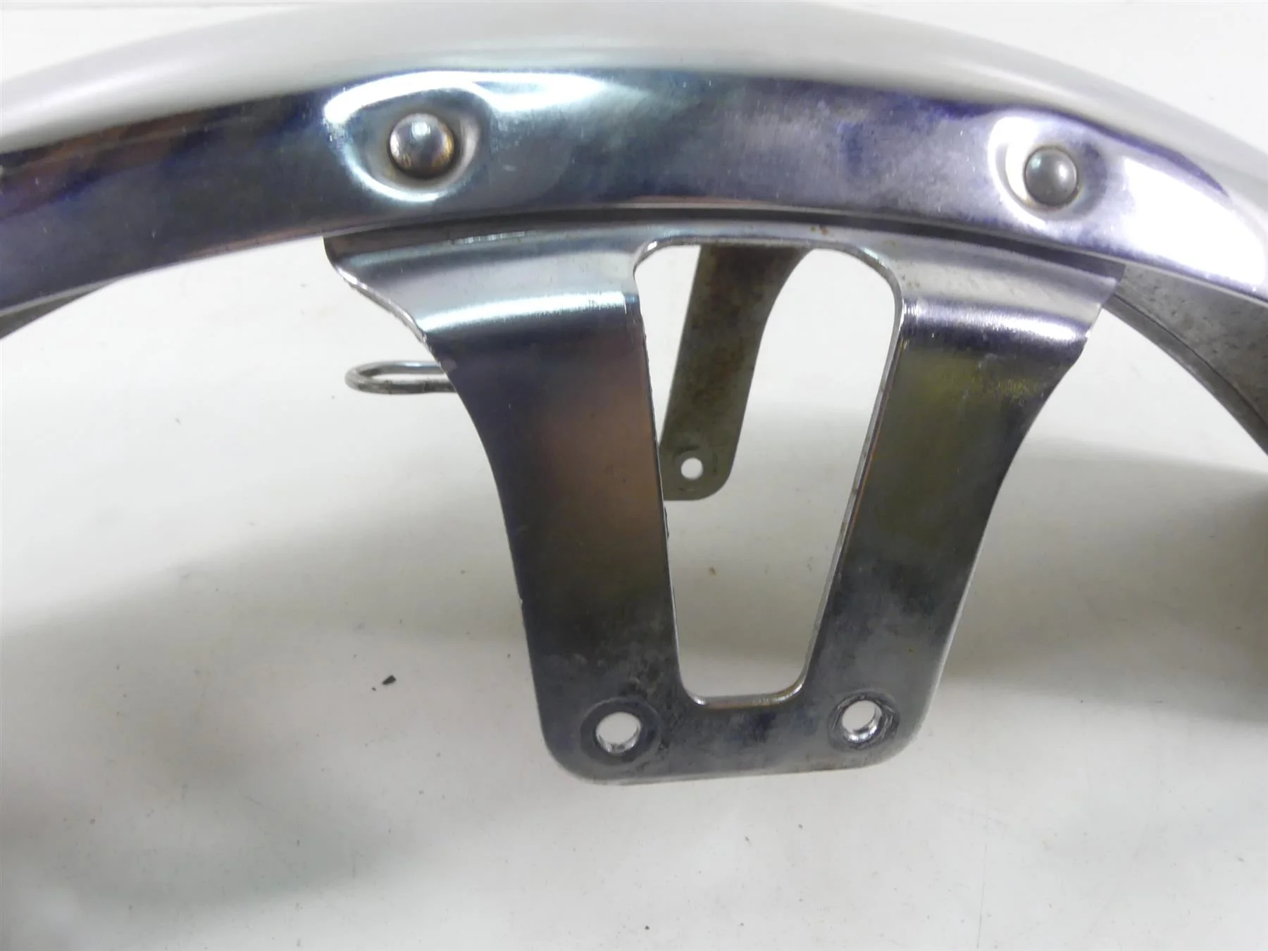 1980 Honda CB750C Custom Front Chrome Fender Mud Guard 61100-425-730 - Image 8