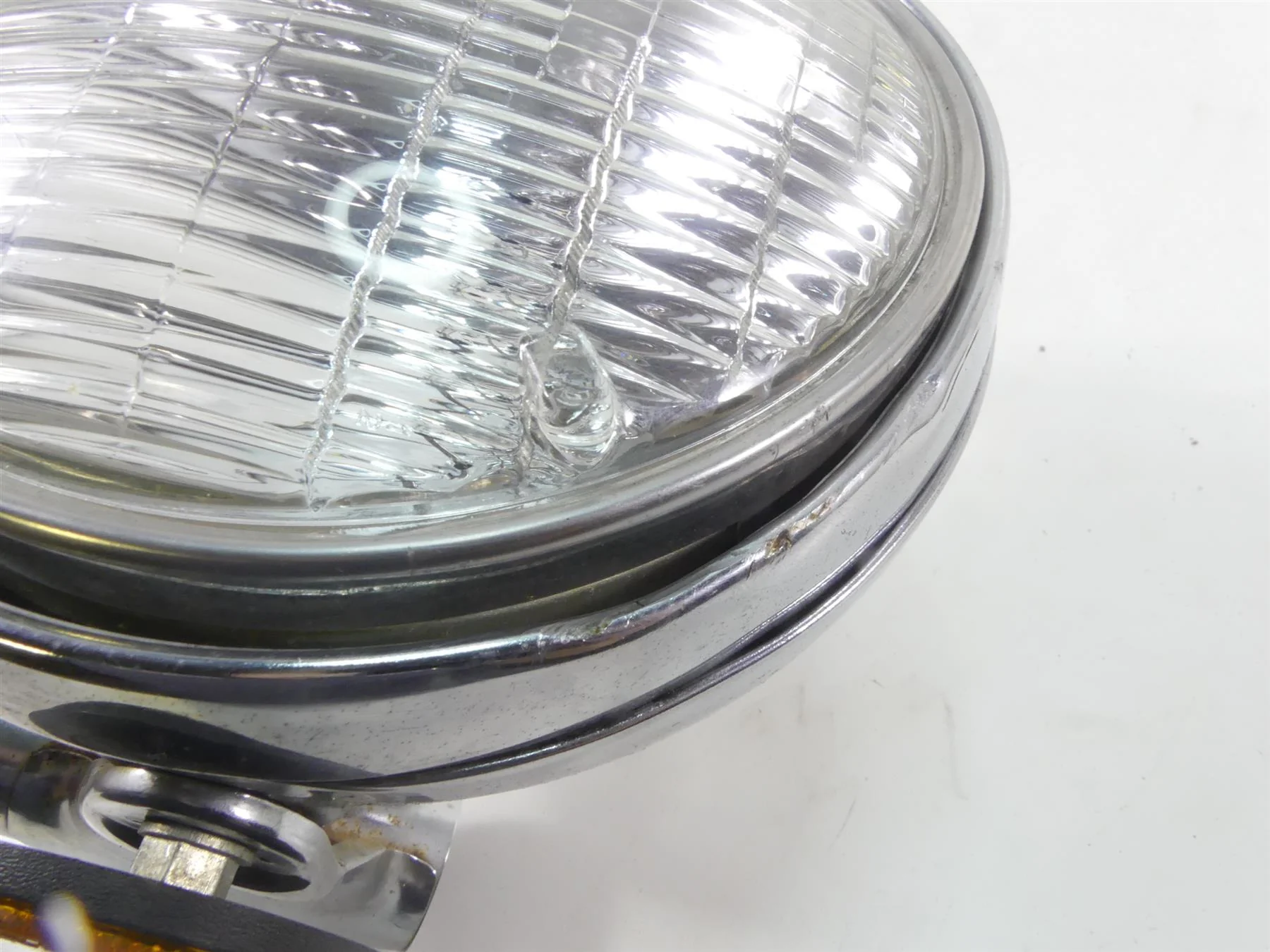 1980 Honda CB750C Custom Headlight Head Light & Mounts 61301-461- 61301-460-000 - Image 6