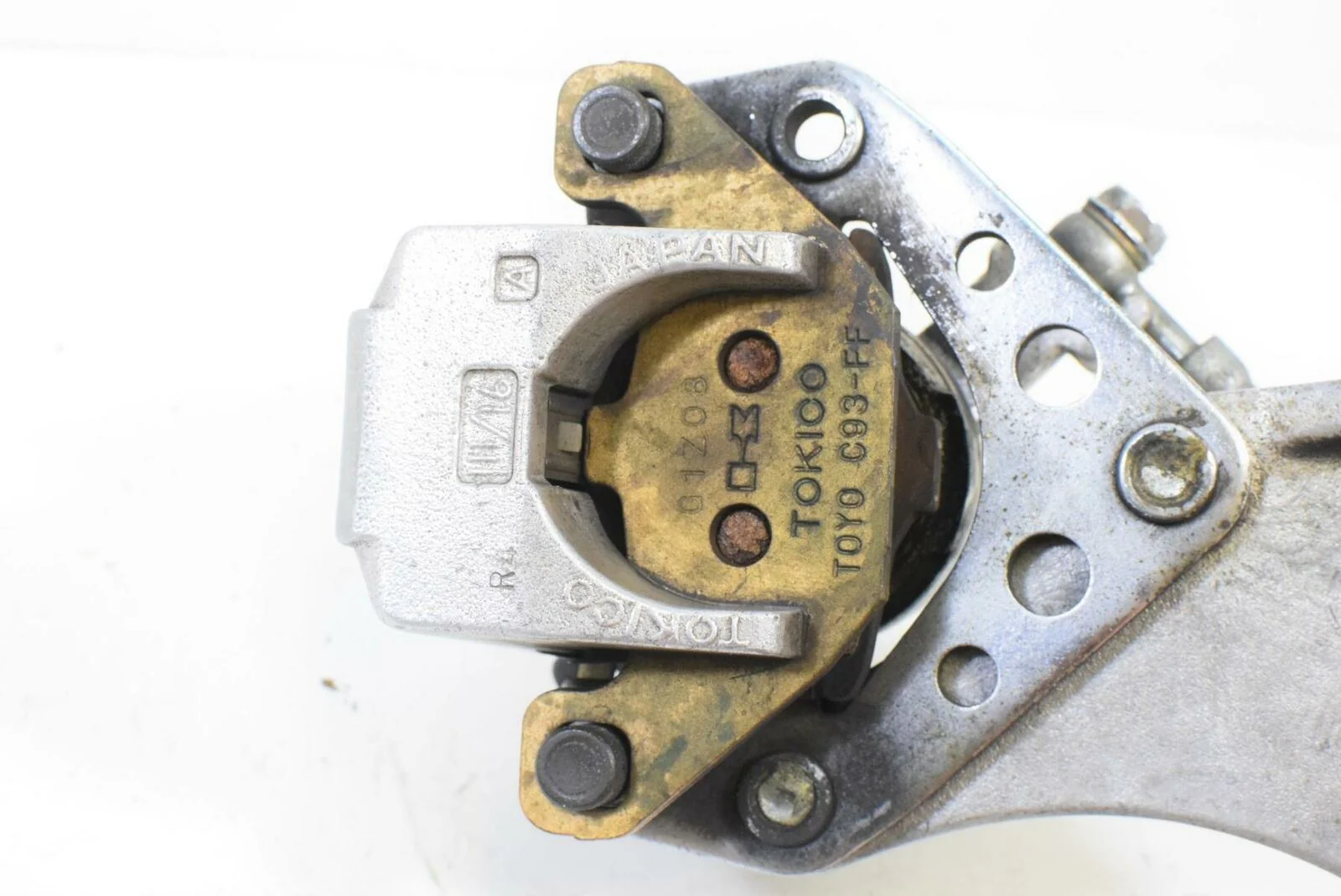 1988 Kawasaki VN1500 Vulcan SE 88 Rear Brake Tokico Caliper W/ Bracket 43041-123 - Image 9