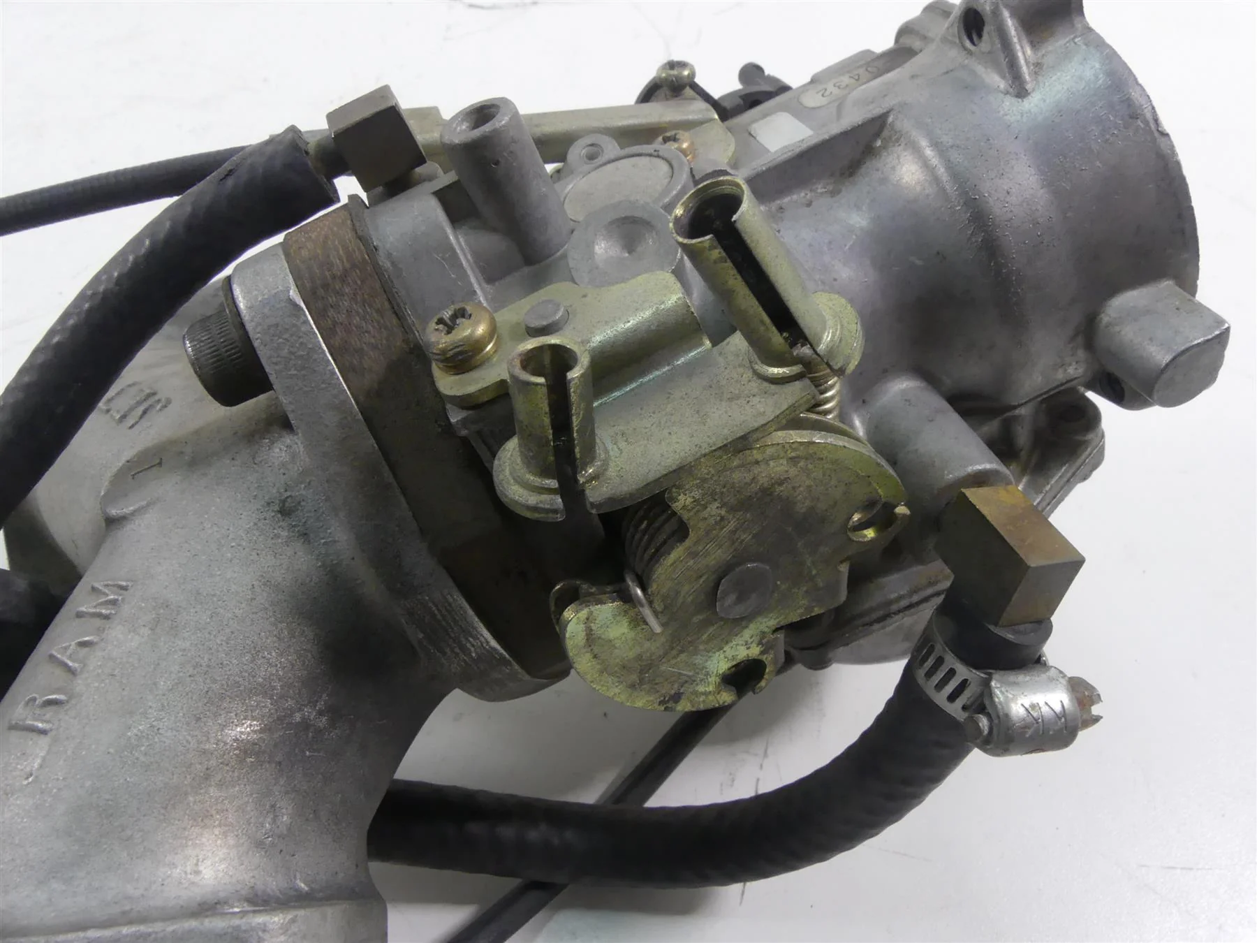 1989 Harley Touring FLTC Tour Glide Carburetor Carb & Intake - Read 27026-88A - Image 7