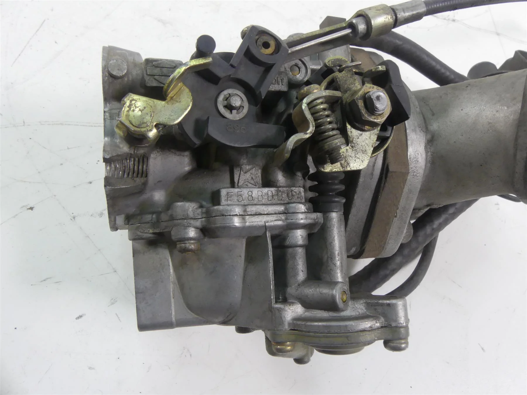 1989 Harley Touring FLTC Tour Glide Carburetor Carb & Intake - Read 27026-88A - Image 8