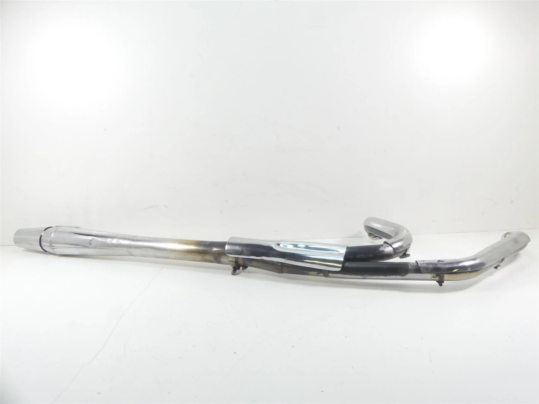 1989 Harley Touring FLTC Tour Glide Thunderheader Exhaust Pipe Set 1024S - Image 4