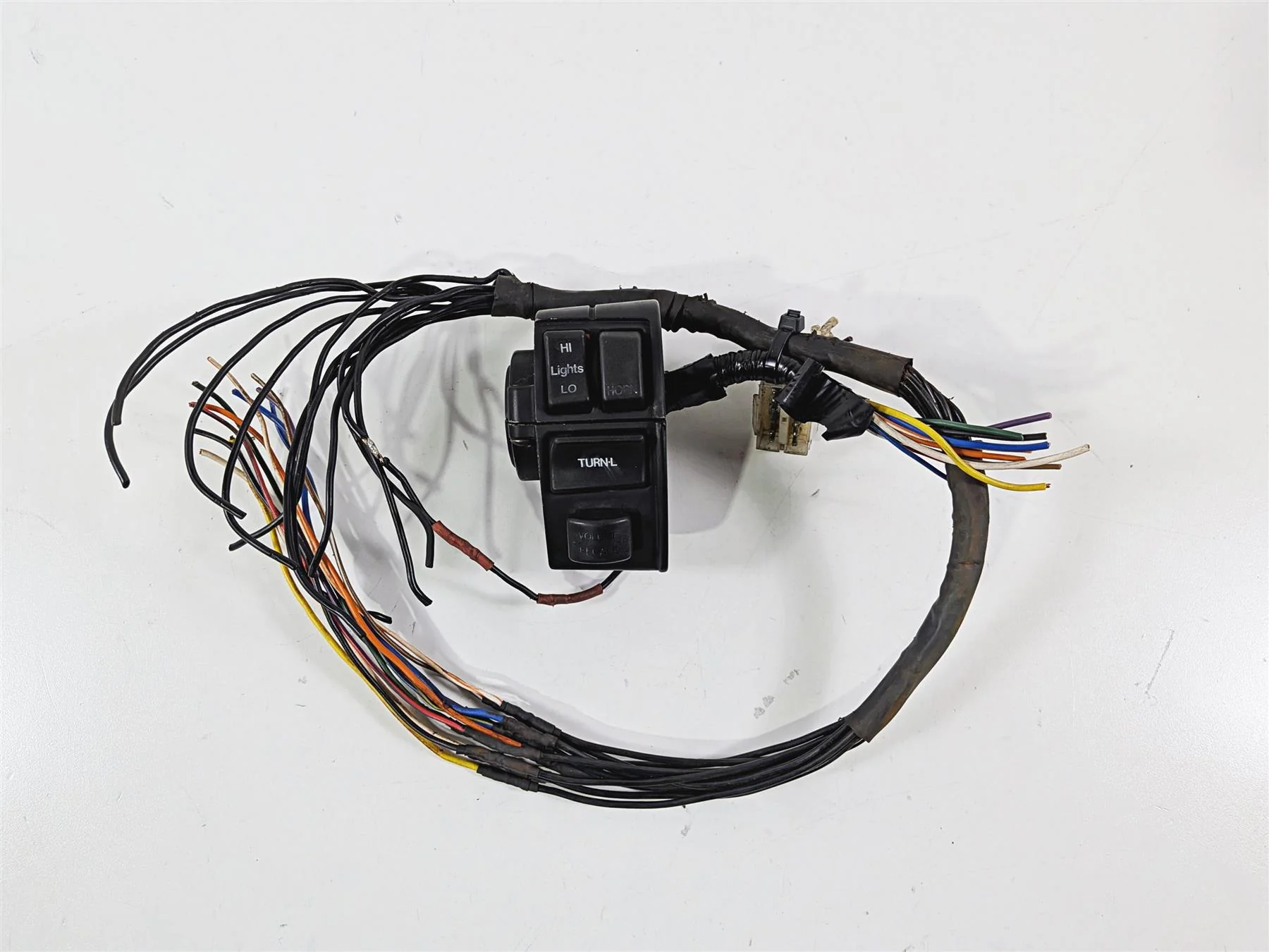 1990 Harley Touring FLHTC Electra Glide Left Hand Control Switch 71597-92 - Image 12
