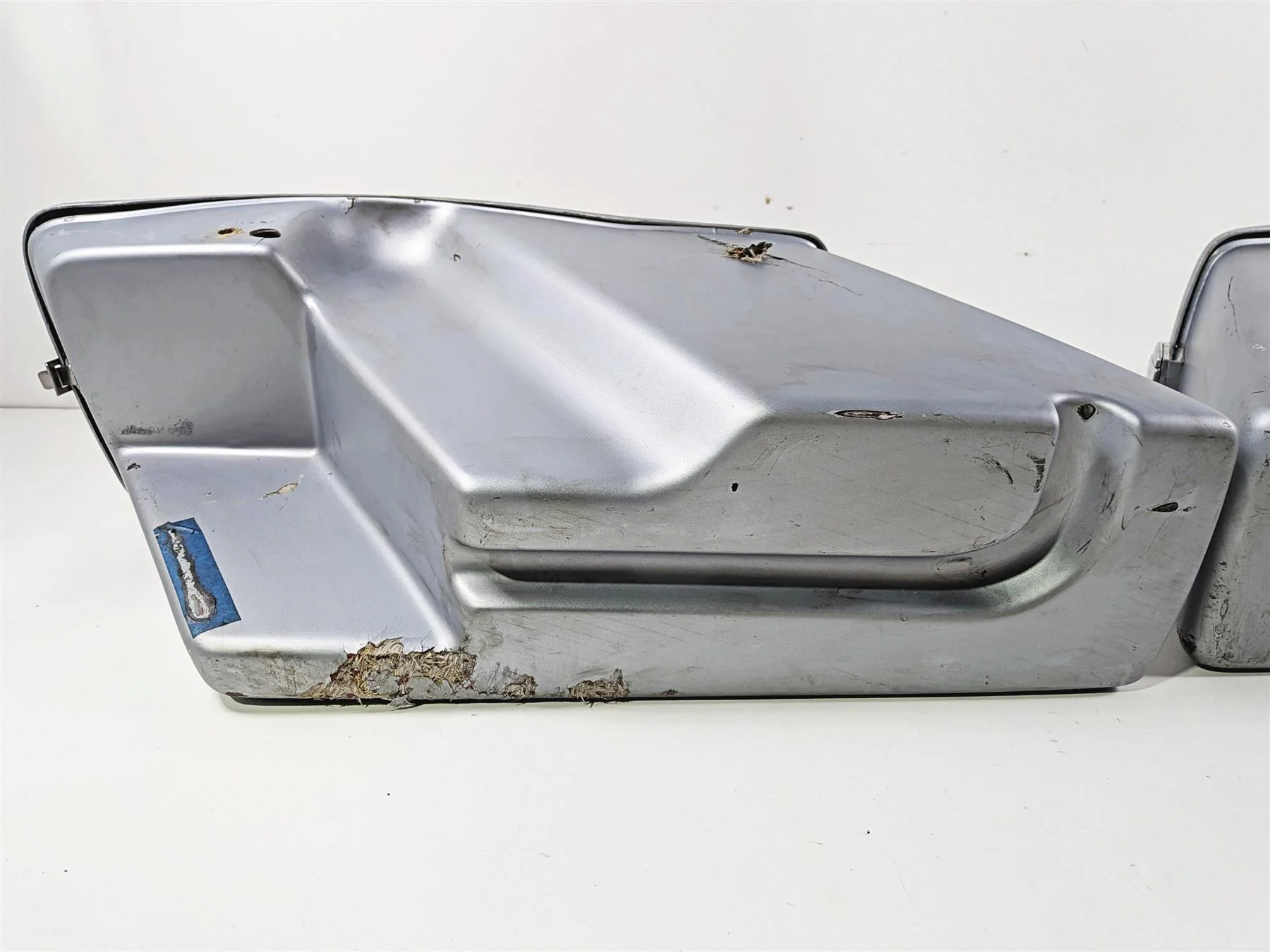 1990 Harley Touring FLHTC Electra Glide Left Right Saddlebag Saddle Bag Set - Image 5