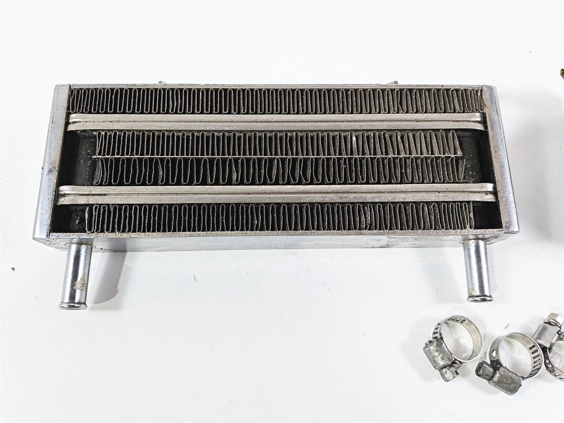 1990 Harley Touring FLHTC Electra Glide Lockhart Oil Cooler Set 233984 - Image 7