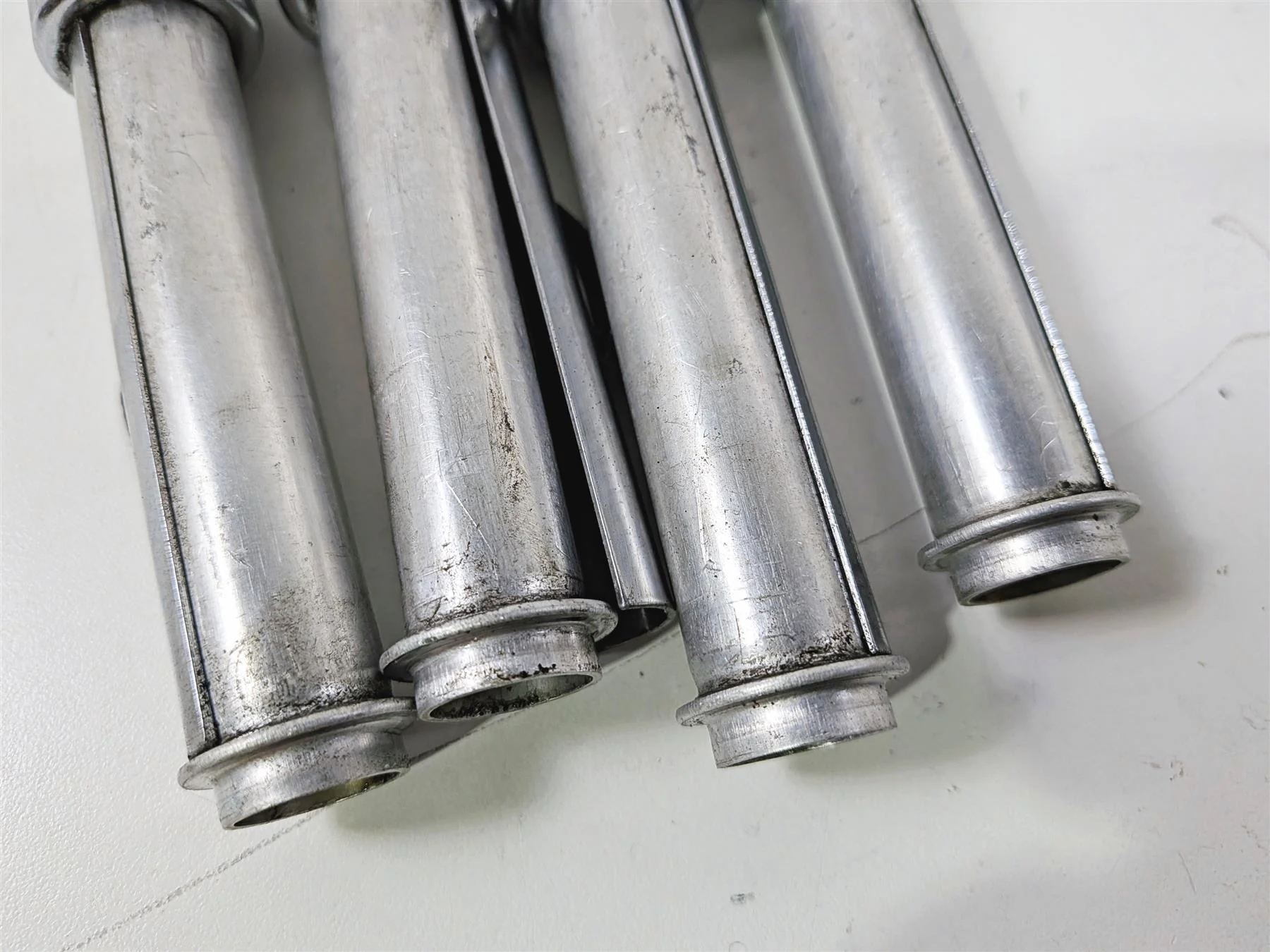 1990 Harley Touring FLHTC Electra Glide Push Rod Tapped Guide Covers 18540-83C - Image 11