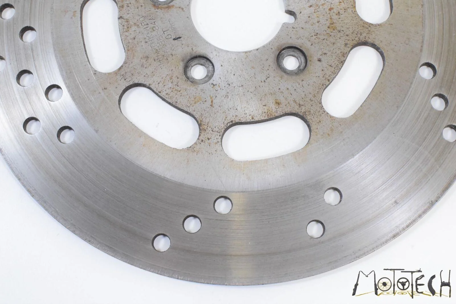 1991 Harley Touring FLHTC Electra Glide Front Brake Rotor Disc SET 44136-92 - Image 3