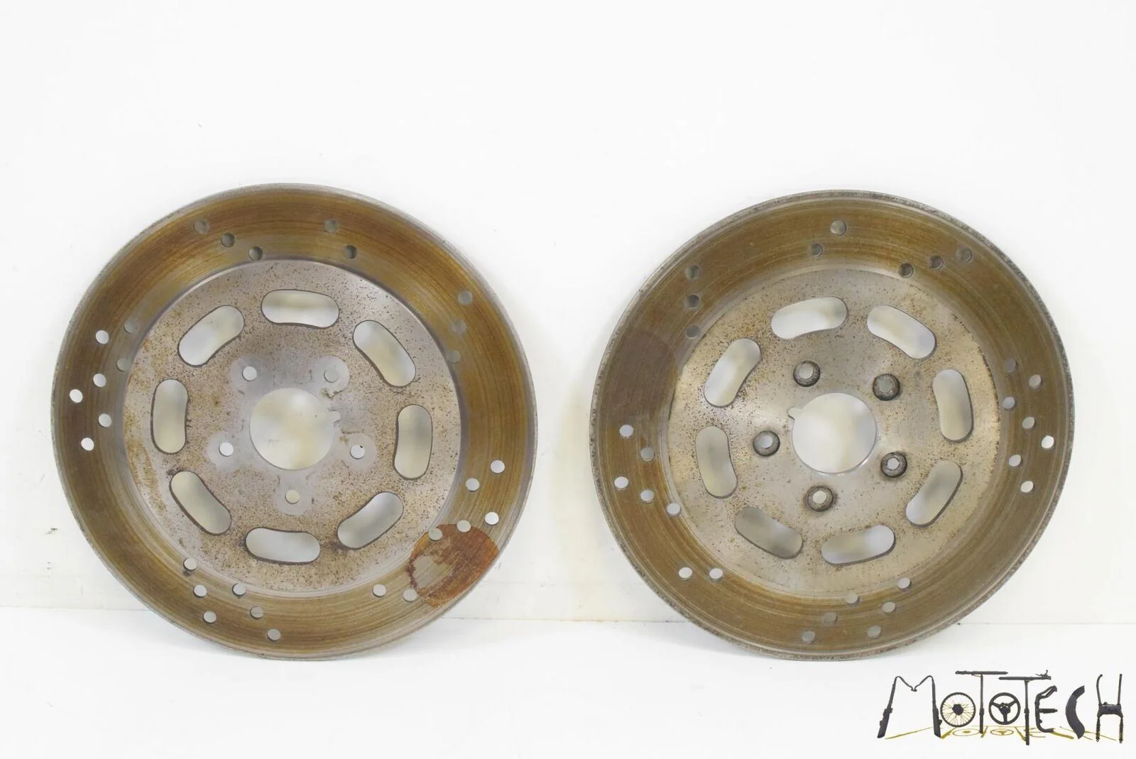 1991 Harley Touring FLHTC Electra Glide Front Brake Rotor Disc SET 44136-92 - Image 5