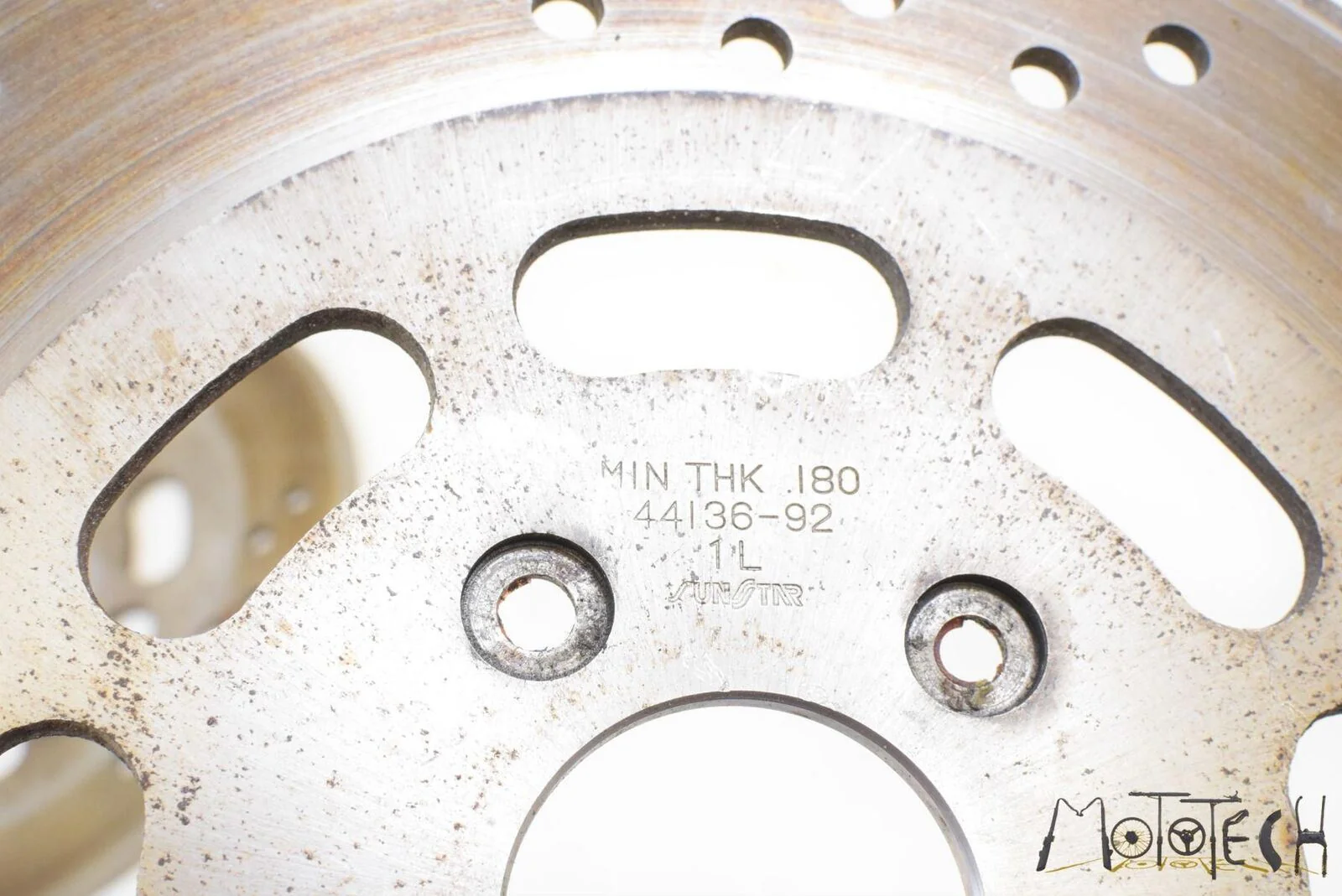 1991 Harley Touring FLHTC Electra Glide Front Brake Rotor Disc SET 44136-92 - Image 9