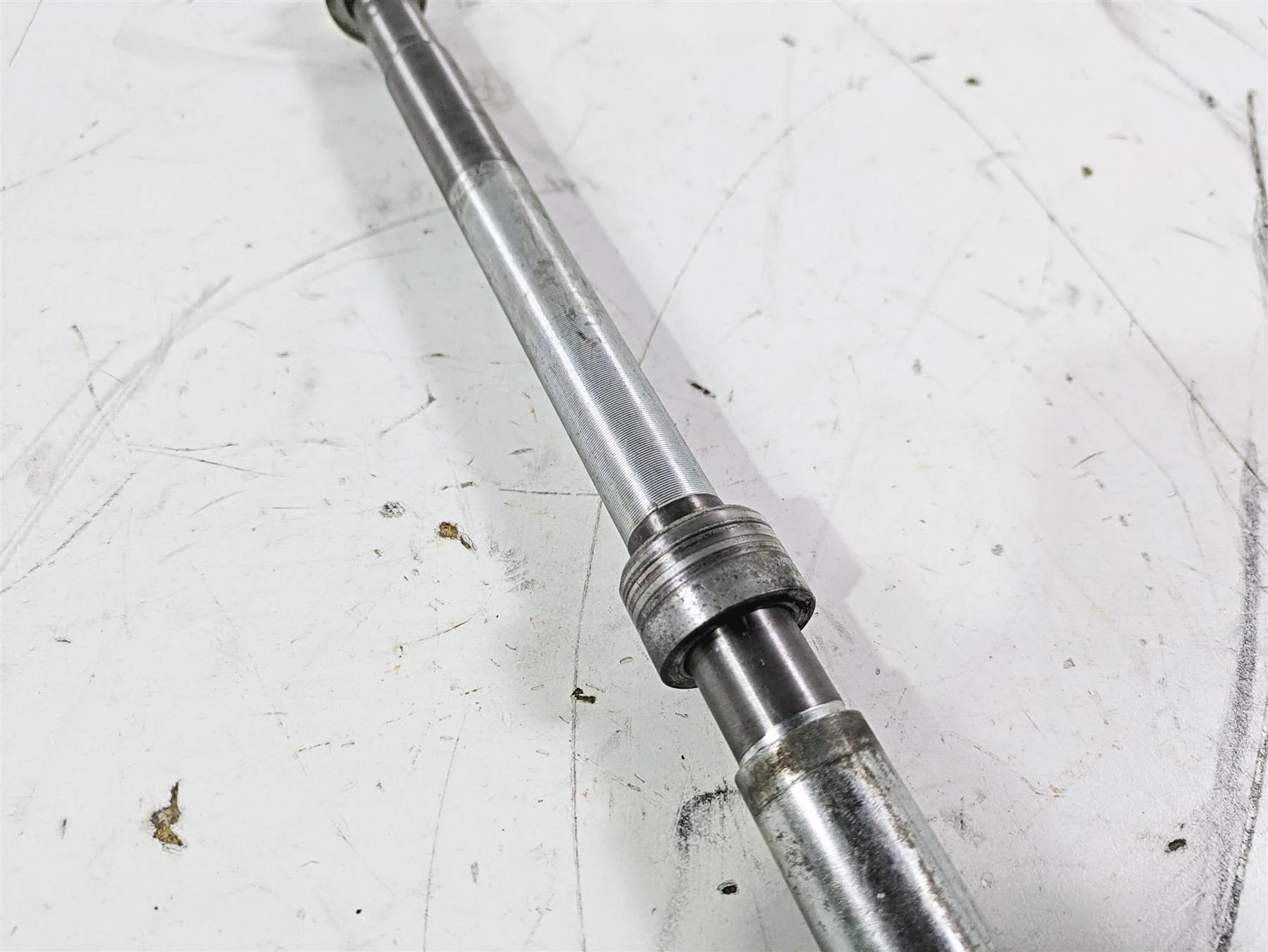 1992 Harley FLSTC Softail Heritage Front Axle Wheel Spindle 3/4" 41584-86 - Image 6