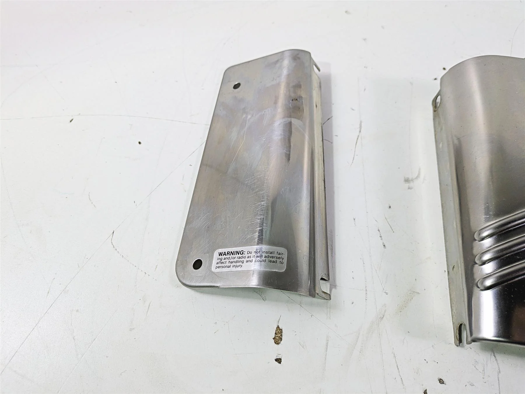 1992 Harley FLSTC Softail Heritage Headlight Head Light Cover Set 67808-86 - Image 7