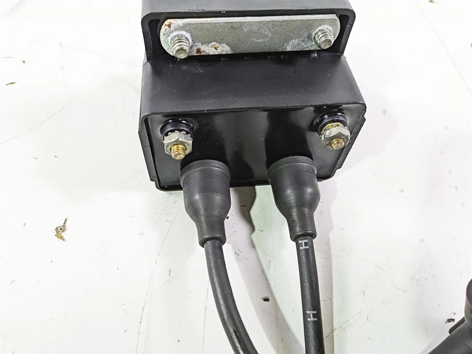 1992 Harley FLSTC Softail Heritage Ignition Coil Wires Plug Set 31614-83A - Image 10