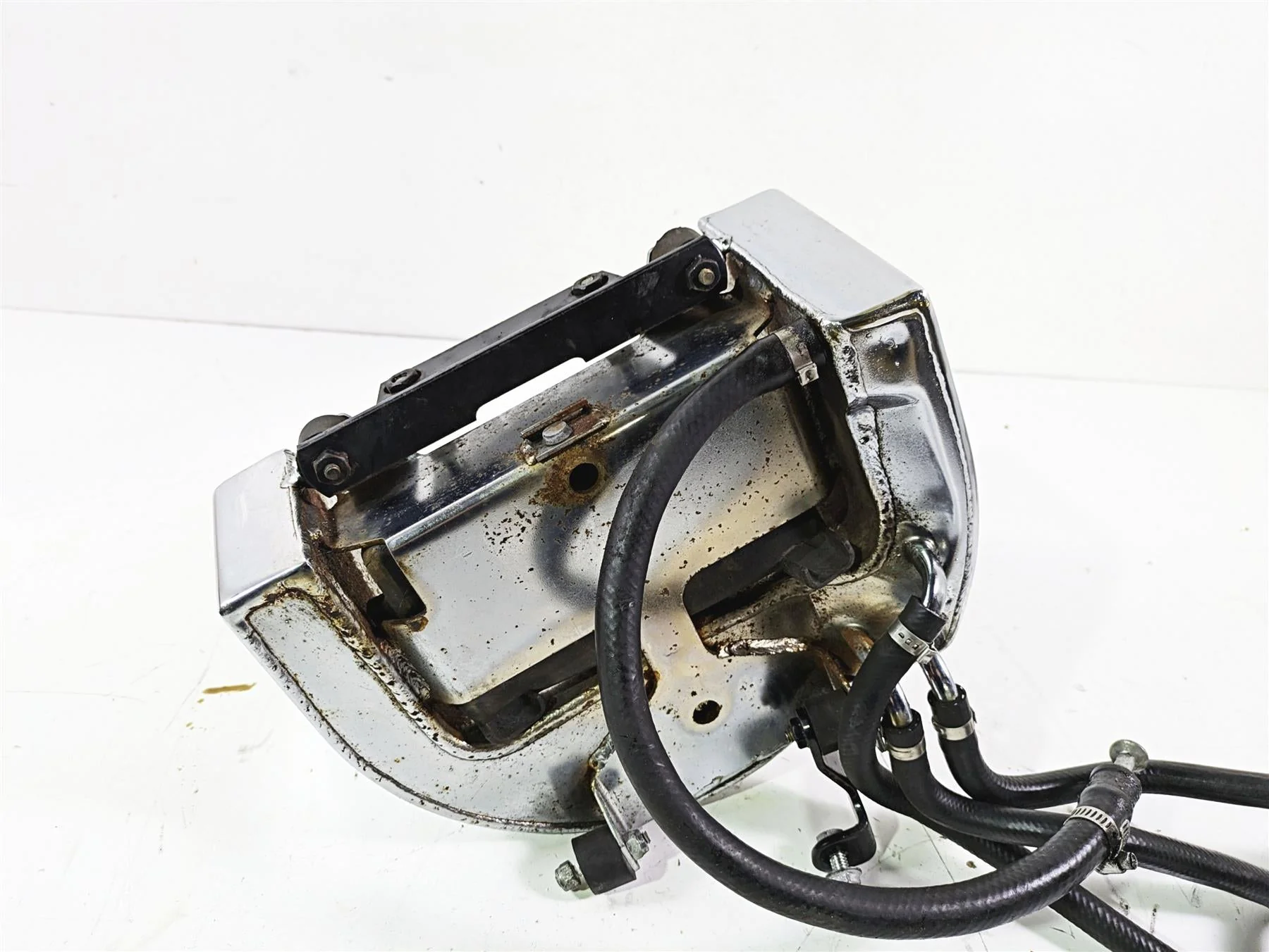 1992 Harley FLSTC Softail Heritage Oil Tank Reservoir & Lines Set 62498-91 - Image 10