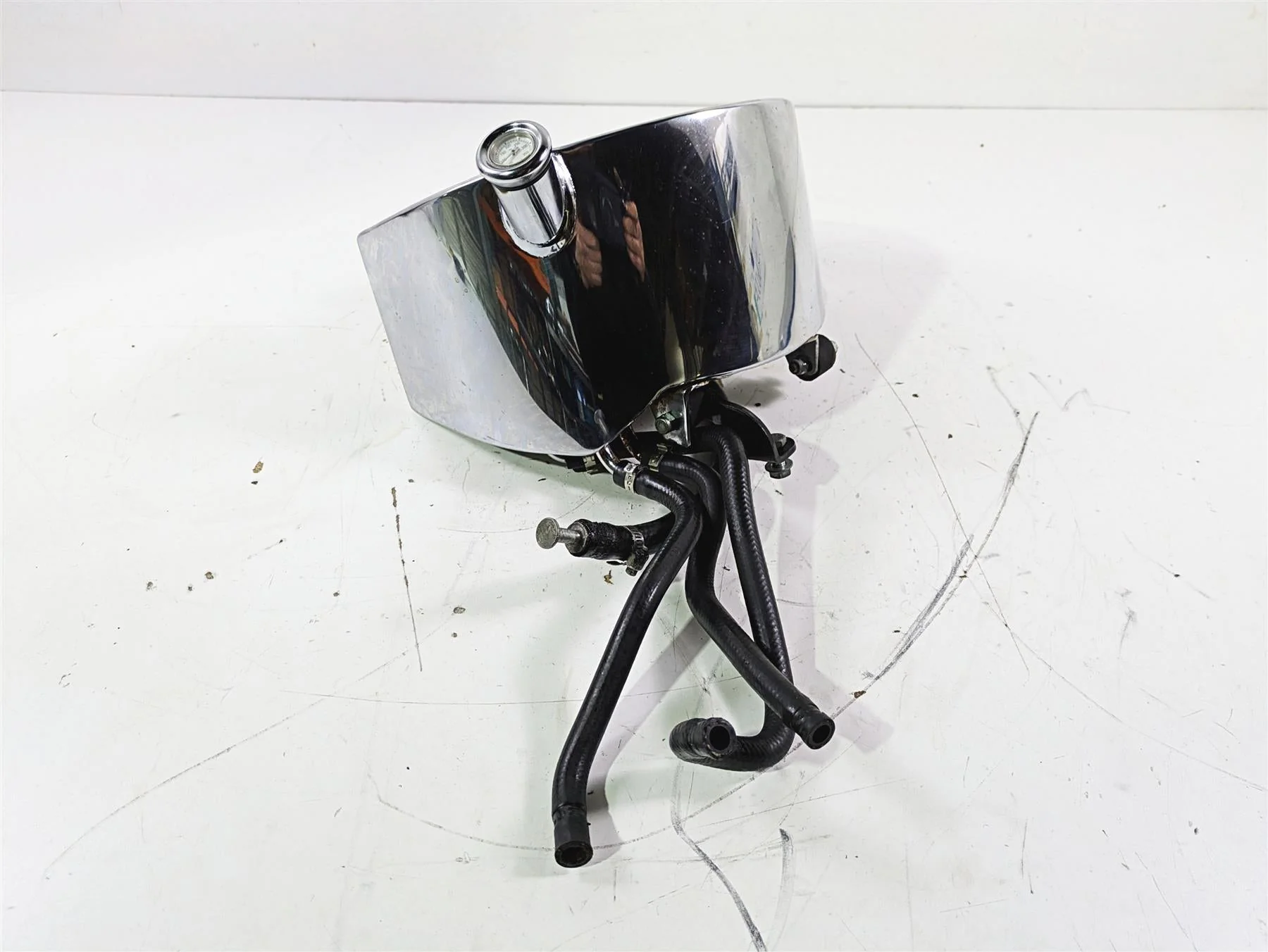 1992 Harley FLSTC Softail Heritage Oil Tank Reservoir & Lines Set 62498-91 - Image 11