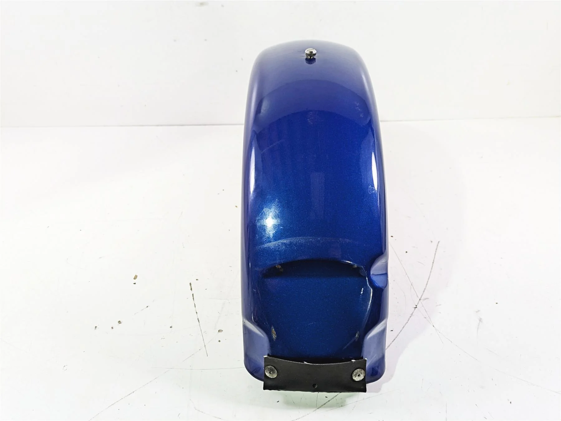 1992 Harley FLSTC Softail Heritage Rear Fender Blue 59144-87A - Image 2