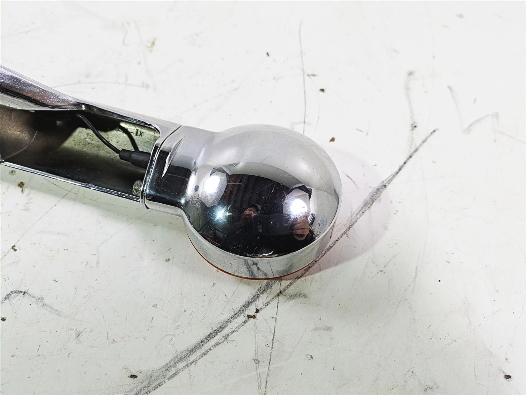 1992 Harley FLSTC Softail Heritage Rear Turn Signal Blinker Bar Set 68510-74C - Image 9