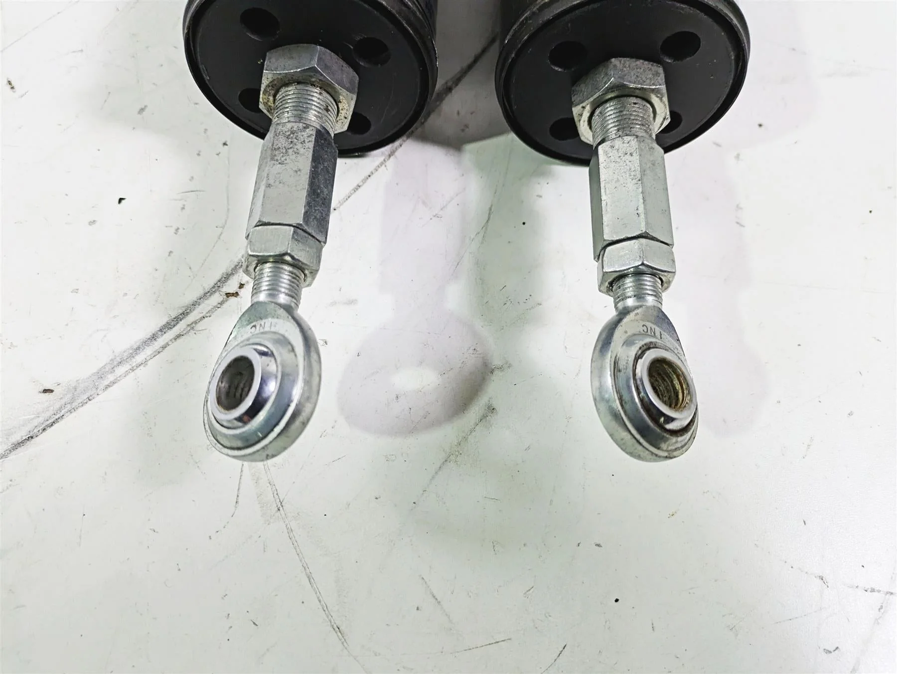 1992 Harley FLSTC Softail Heritage Straight Rear Damper Shock Set 54508-89A - Image 11
