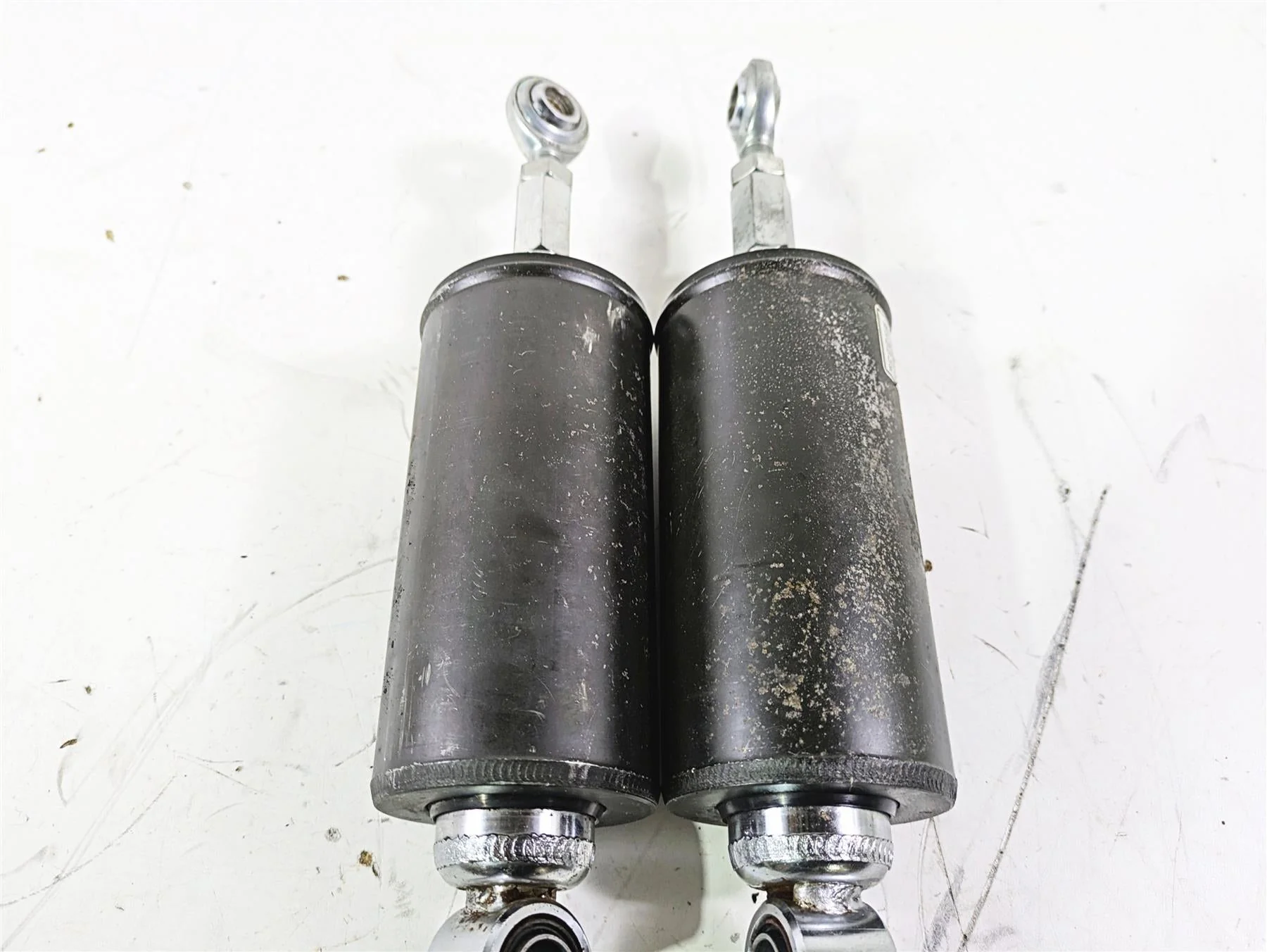 1992 Harley FLSTC Softail Heritage Straight Rear Damper Shock Set 54508-89A - Image 7