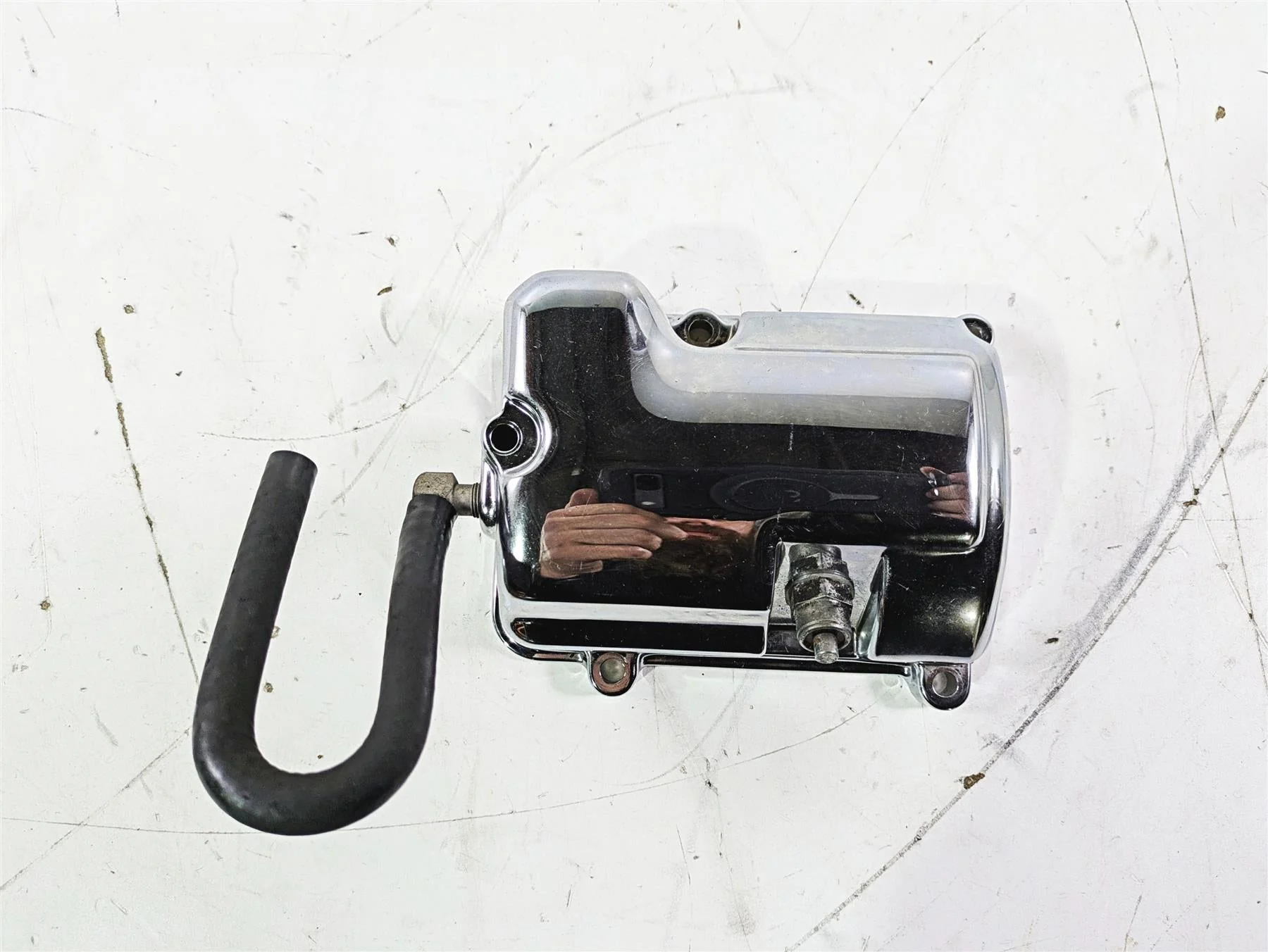 1992 Harley FLSTC Softail Heritage Transmission Top Plate Cover 34465-86A - Image 5