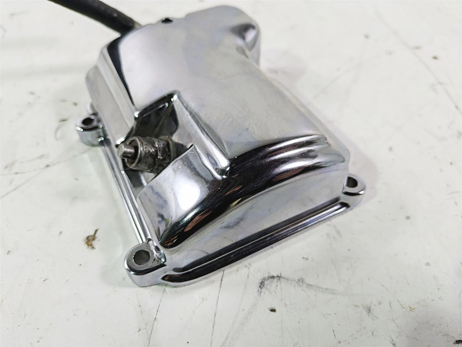 1992 Harley FLSTC Softail Heritage Transmission Top Plate Cover 34465-86A - Image 8