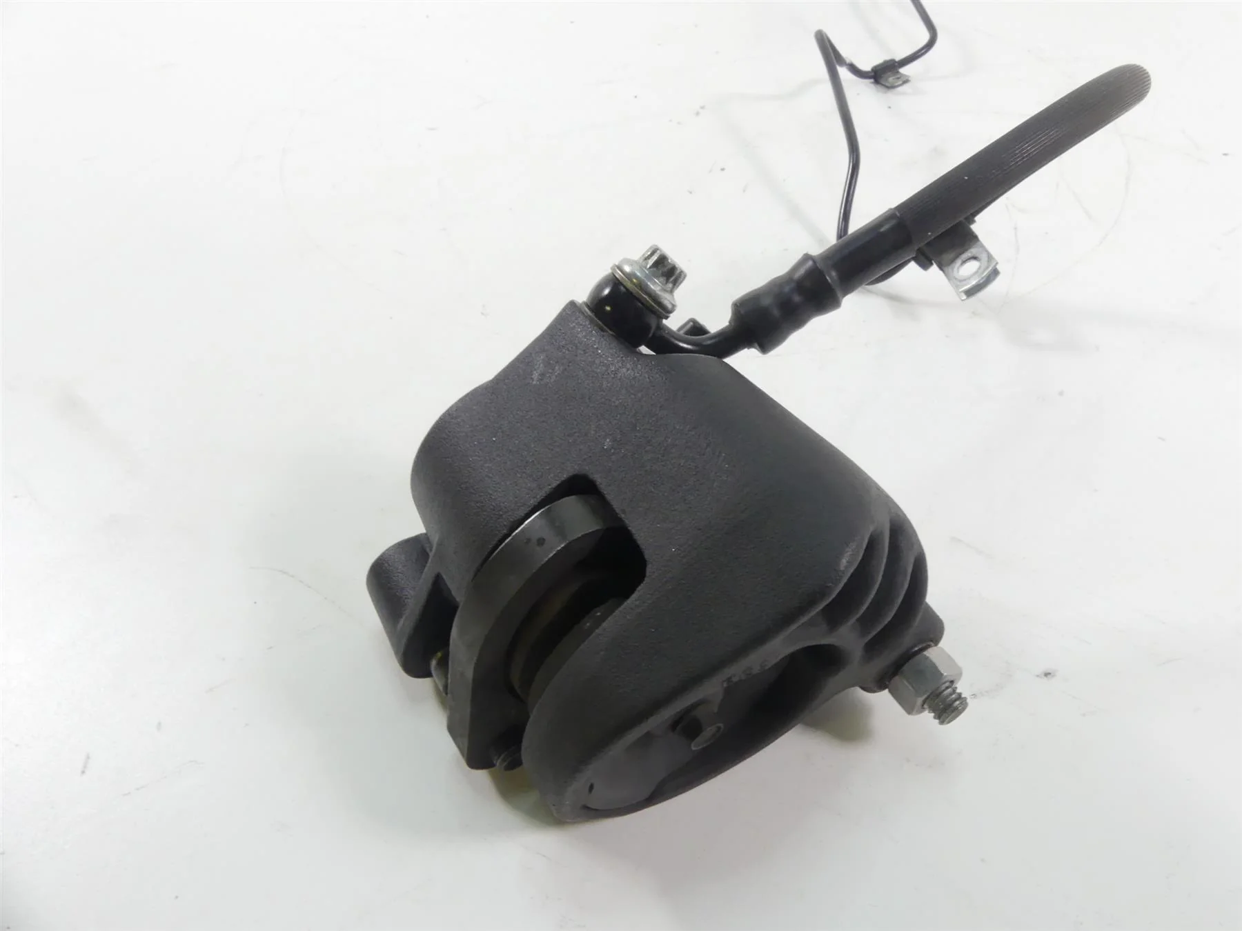 1993 Harley FXSTS Softail Springer Front Brake Caliper + Line 44077-88F - Image 3