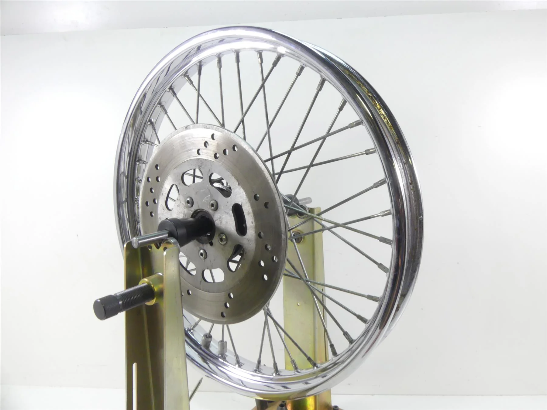 1993 Harley FXSTS Softail Springer Front Chrome Spoke Wheel Rim 21x2.15 43676-88 - Image 6