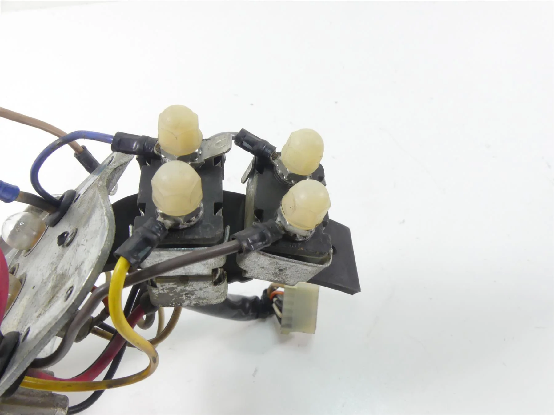 1993 Harley FXSTS Softail Springer Ign Switch Mount + Instrument Lights 70936-91 - Image 6