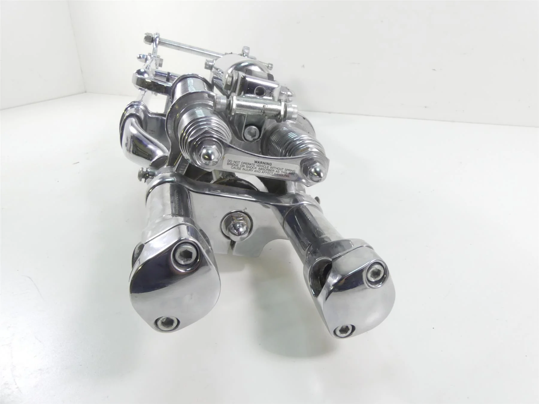 1993 Harley FXSTS Softail Springer Straight Front End Chrome Fork +Axle 45569-88 - Image 11