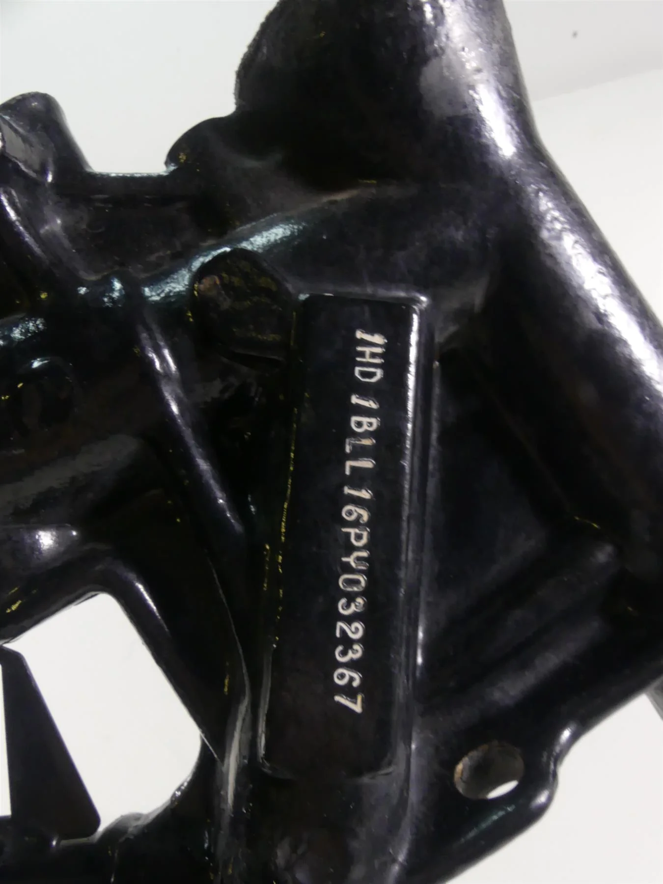 1993 Harley FXSTS Softail Springer Straight Main Frame Chassis - Slvg 47008-92B - Image 2
