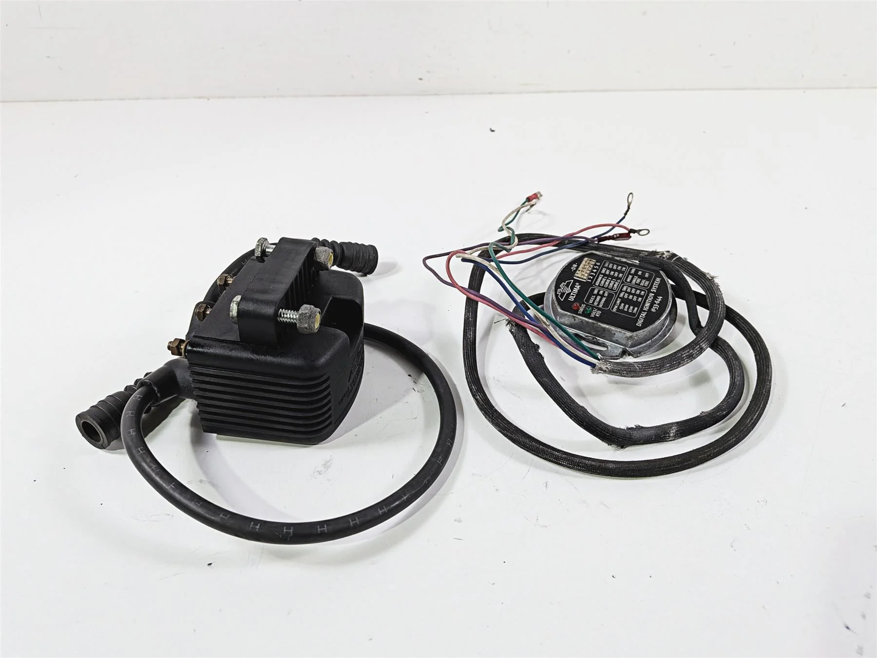 1993 Harley Touring FLHTCU 80ci Evo Ultima Single Fire Ignition Coil Set 53-644 - Image 3