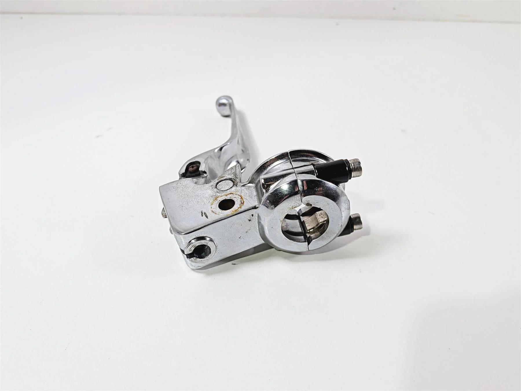 1993 Harley Touring FLHTCU Electra Glide Chrome Clutch Perch & Lever 38608-82B - Image 2