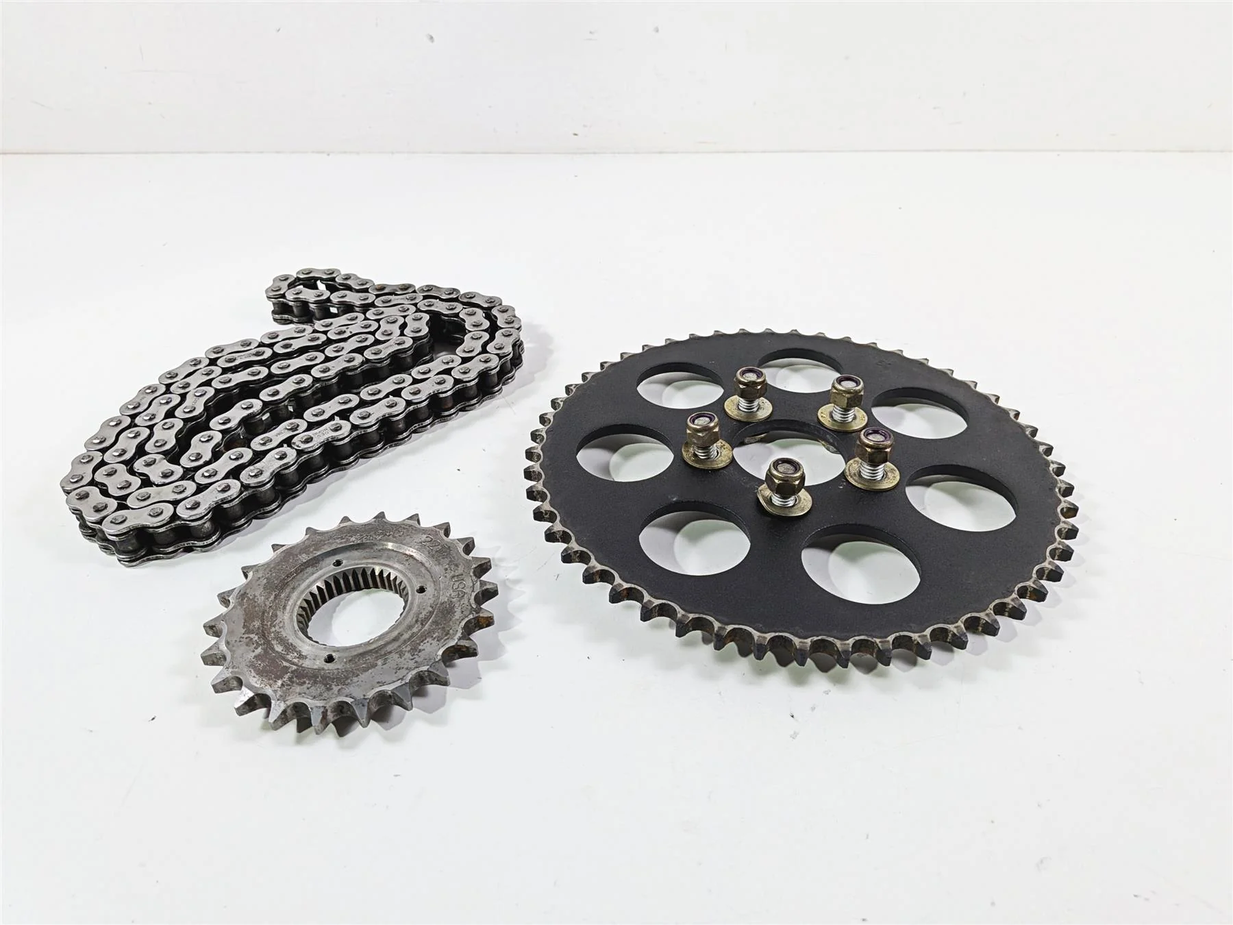 1993 Harley Touring FLHTCU Electra Glide Conversion Kit 22T to 51T 530 Chain - Image 11