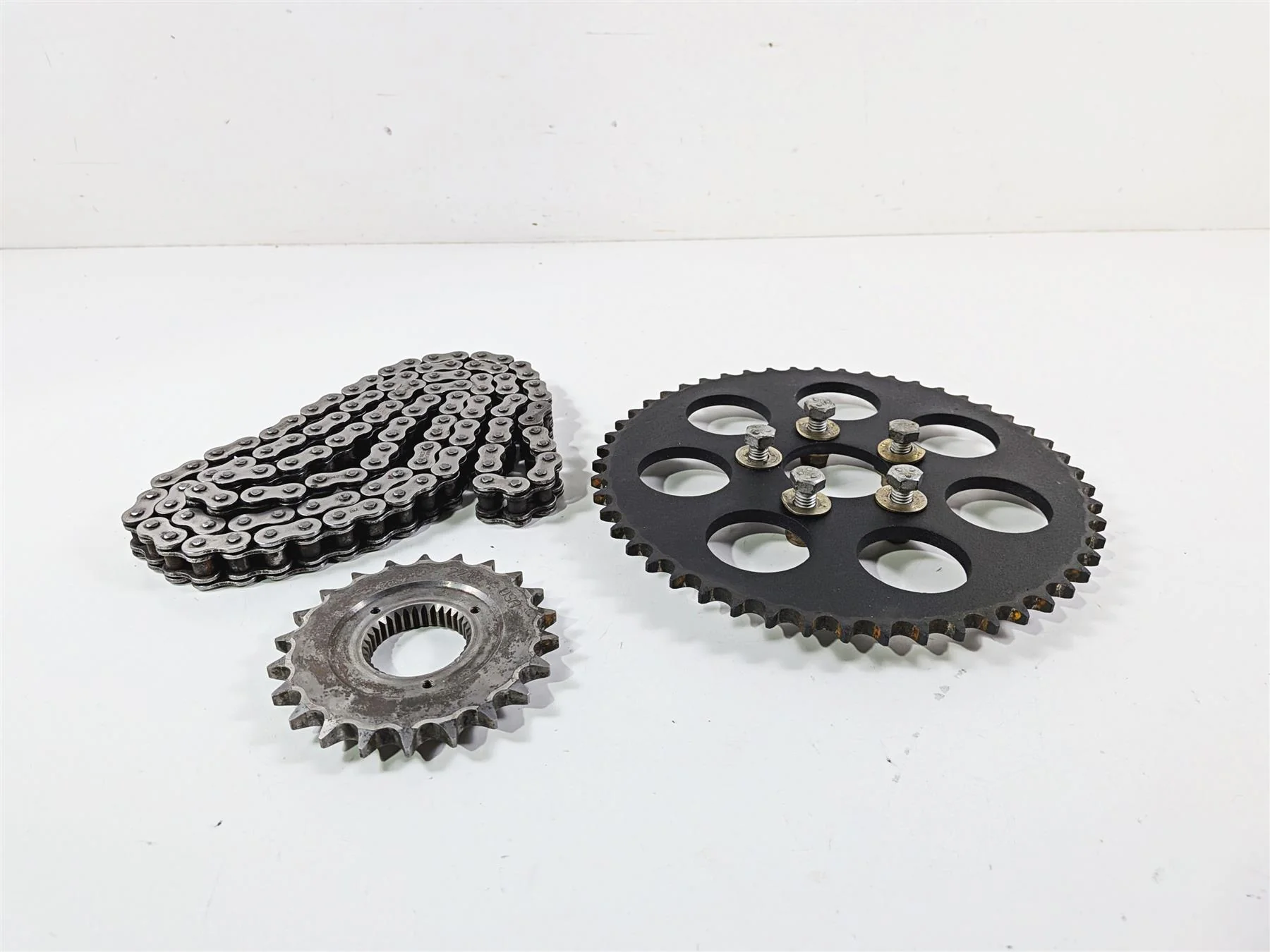 1993 Harley Touring FLHTCU Electra Glide Conversion Kit 22T to 51T 530 Chain - Image 2
