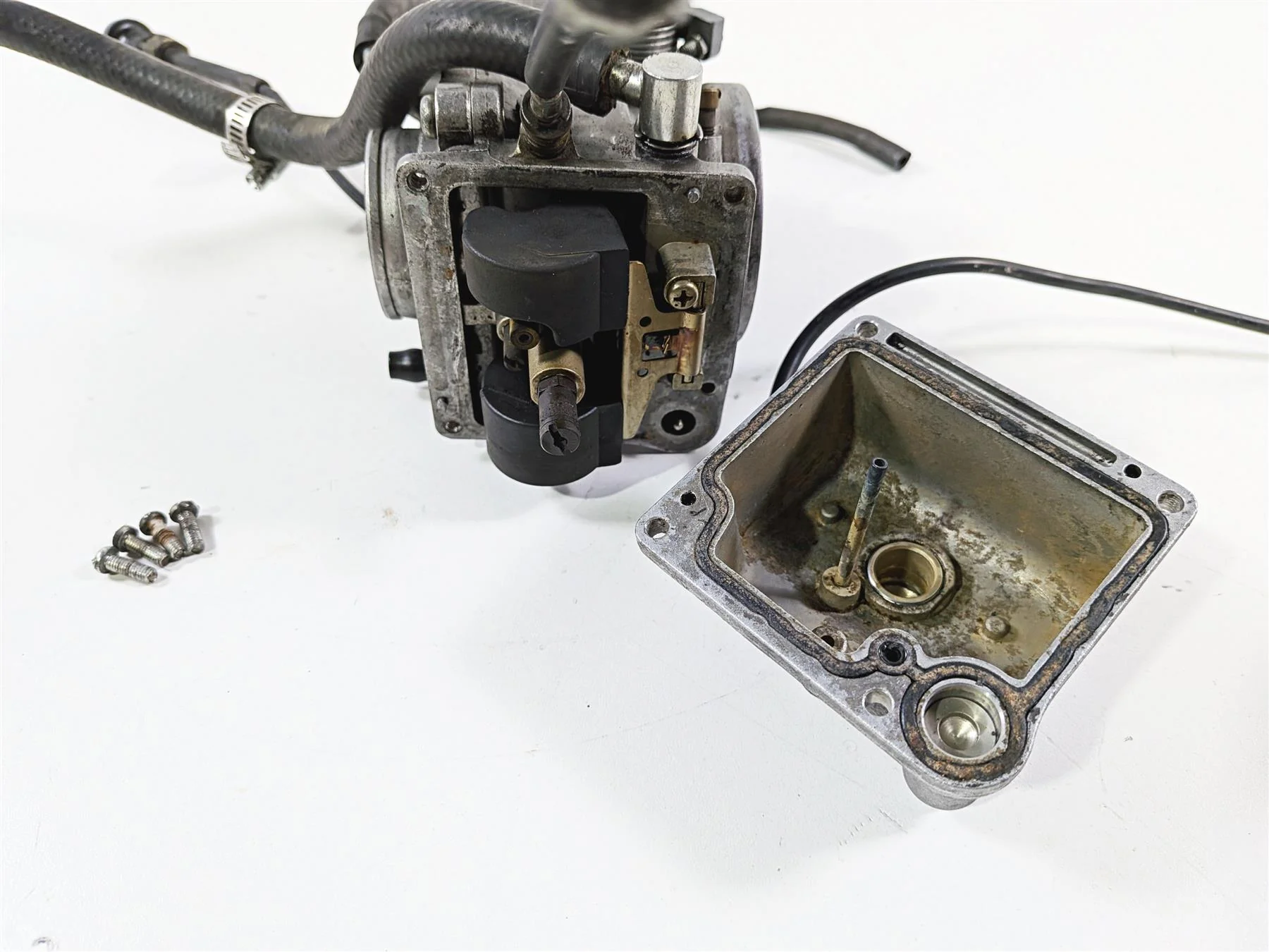 1993 Harley Touring FLHTCU Electra Glide Mikuni Flat Slide Carburetor Carb HSR42 TM42-6 - Image 11