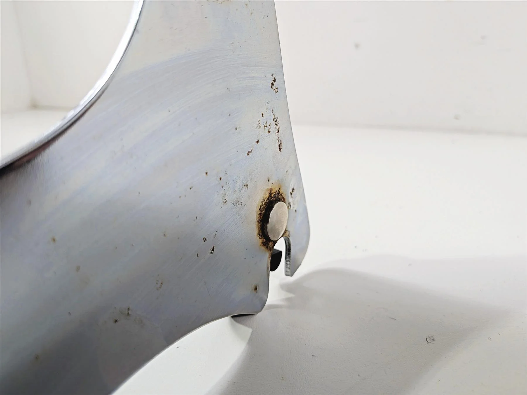 1993 Harley Touring FLHTCU Electra Glide Rear Passenger Sissy Bar Back Rest - Image 8