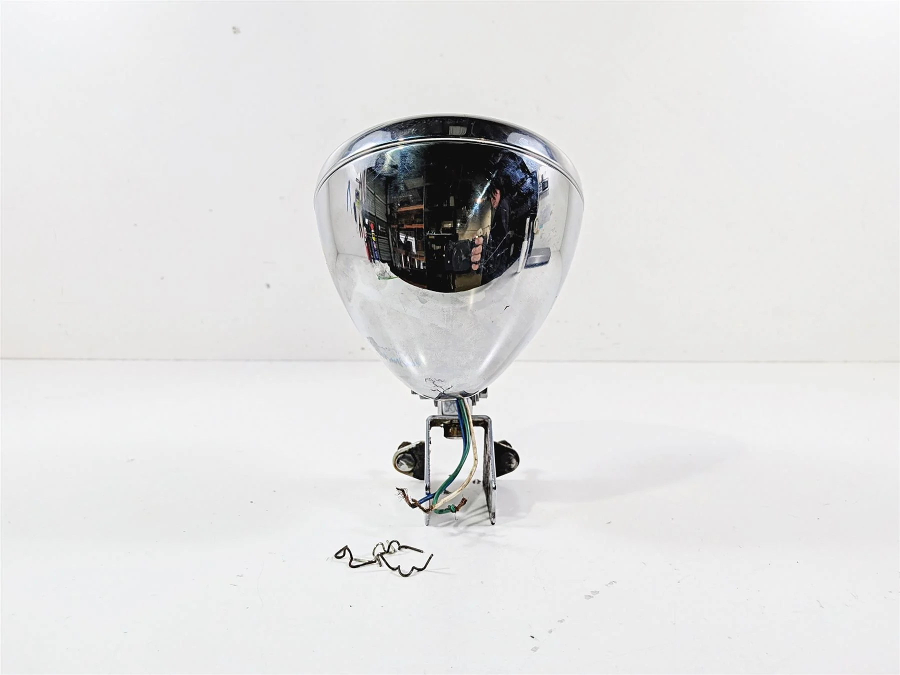 1994 Honda VT600 CR Shadow Headlight Bucket Chrome Shell 61301-MR1-000 - Image 2