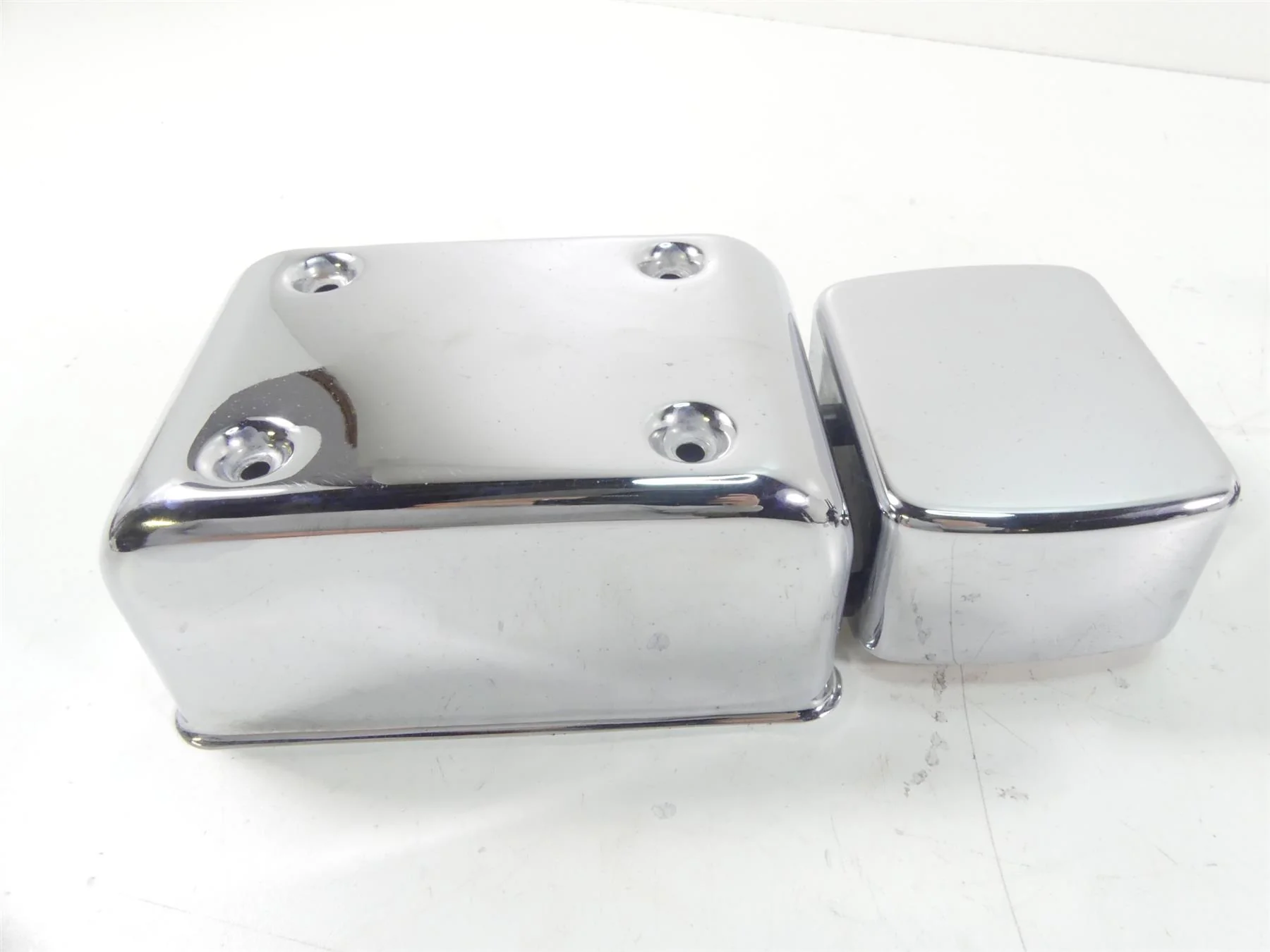1995 Harley Dyna FXDL Low Rider Electrical Battery Chrome Cover Carrier 66347-91 - Image 11