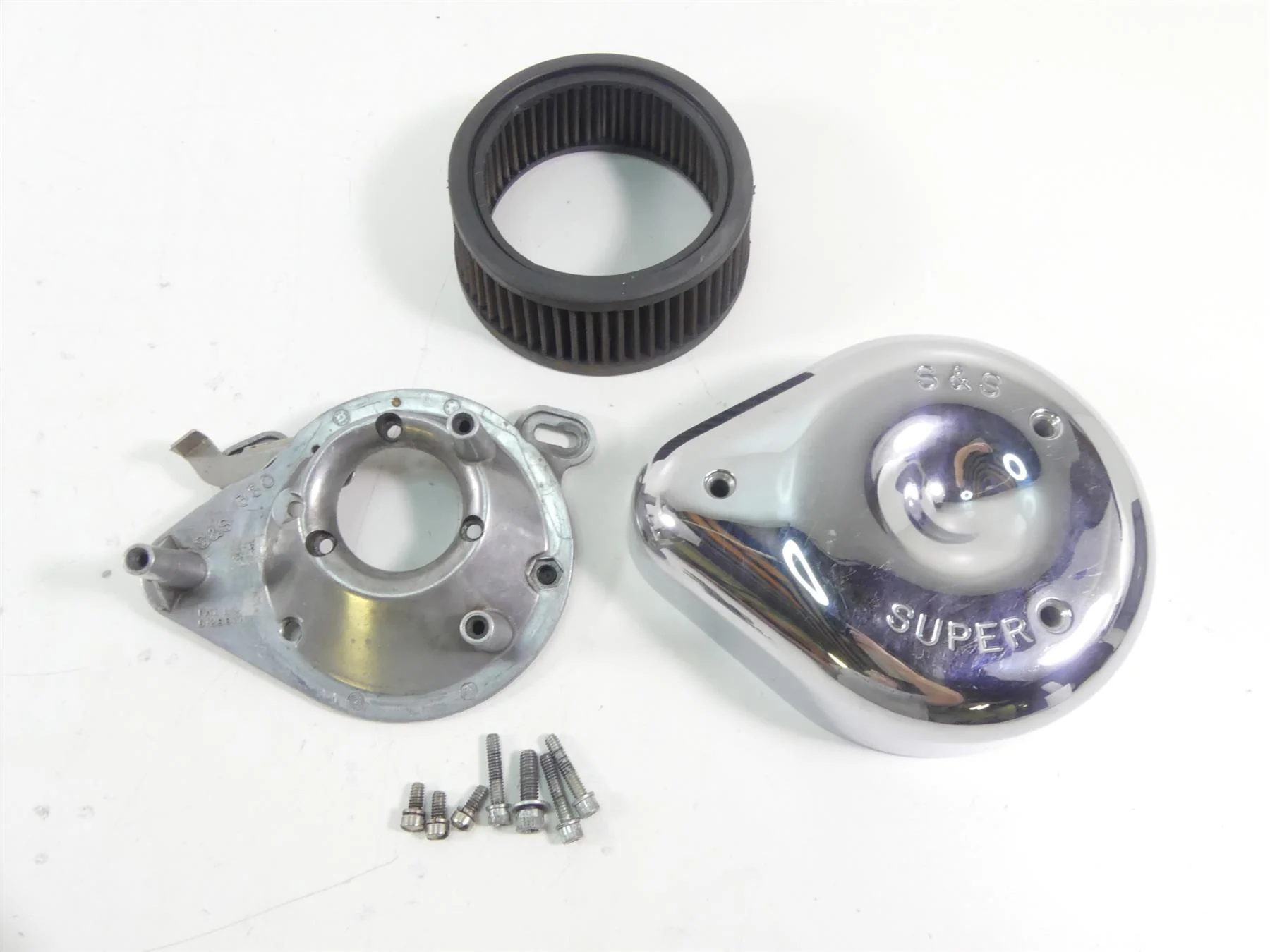 1995 Harley Dyna FXDL Low Rider S&S Super Stock Air Filter Breather 5128071