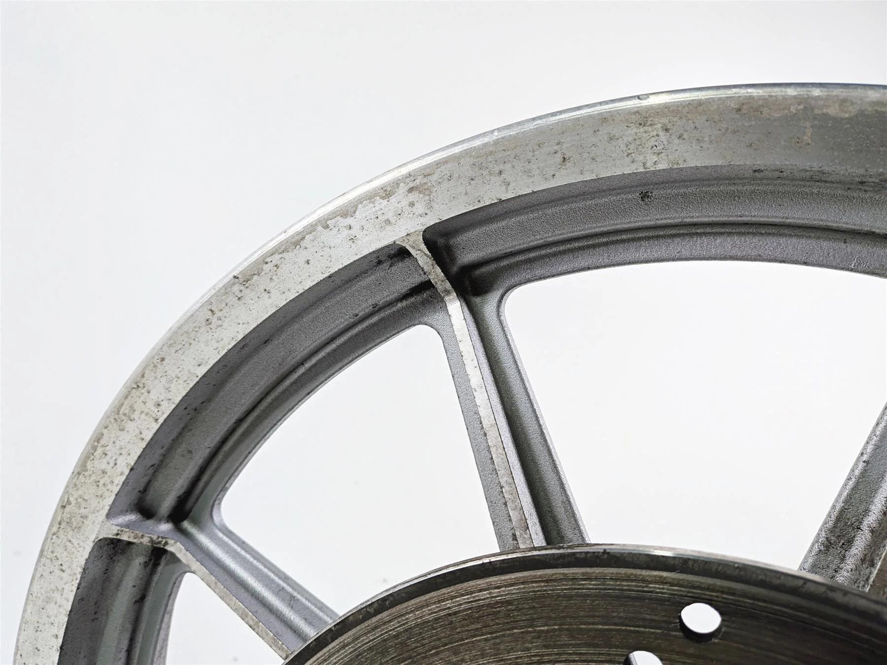 1995 Harley XL883 Sportster Hugger 9 Spoke Front Wheel Rim 19x2.15 43338-83 - Image 8