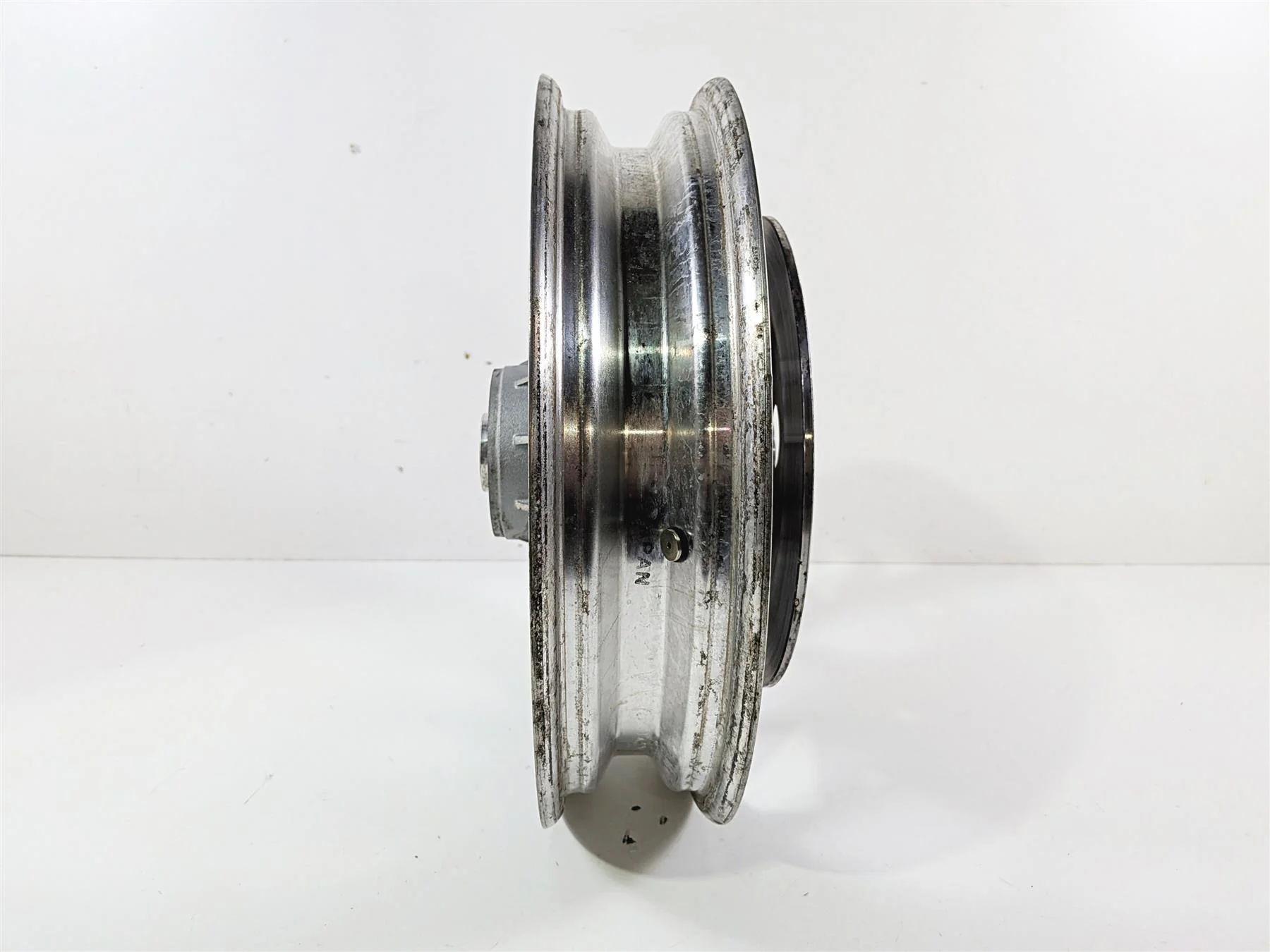 1995 Harley XL883 Sportster Hugger 9 Spoke Rear Wheel Rim 16x3 41015-86 - Image 12