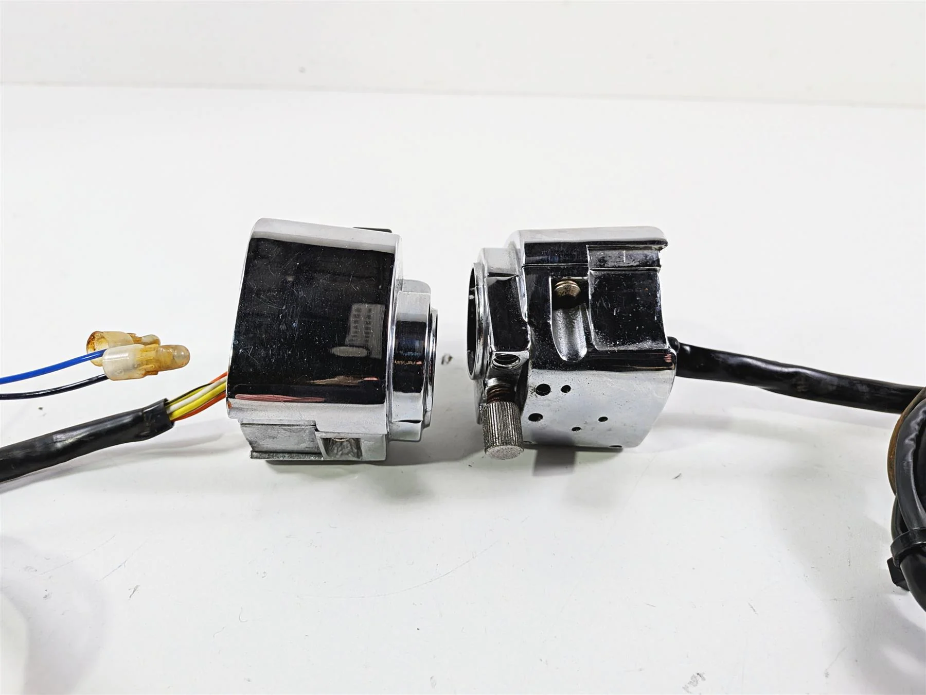 1995 Harley XL883 Sportster Hugger L+R Chrome Control Switches 70218-87 70219-87 - Image 5
