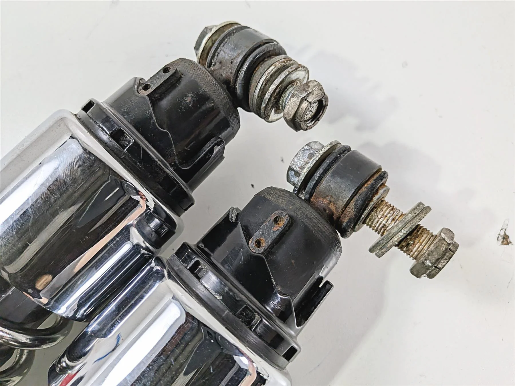 1995 Harley XL883 Sportster Hugger Progressive Suspension 412 Rear Shocks 11.5" 412-4075B - Image 11