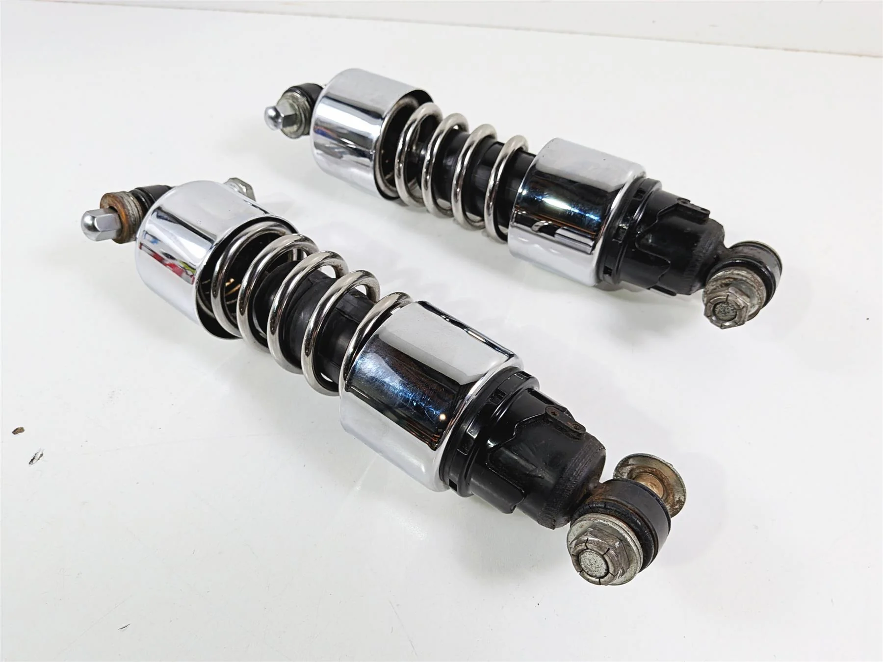 1995 Harley XL883 Sportster Hugger Progressive Suspension 412 Rear Shocks 11.5" 412-4075B - Image 12