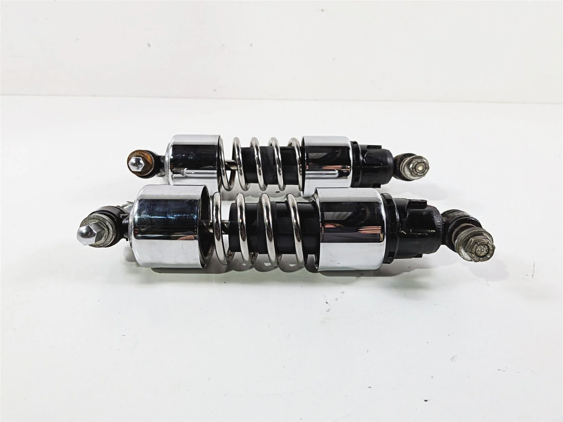 1995 Harley XL883 Sportster Hugger Progressive Suspension 412 Rear Shocks 11.5" 412-4075B - Image 2