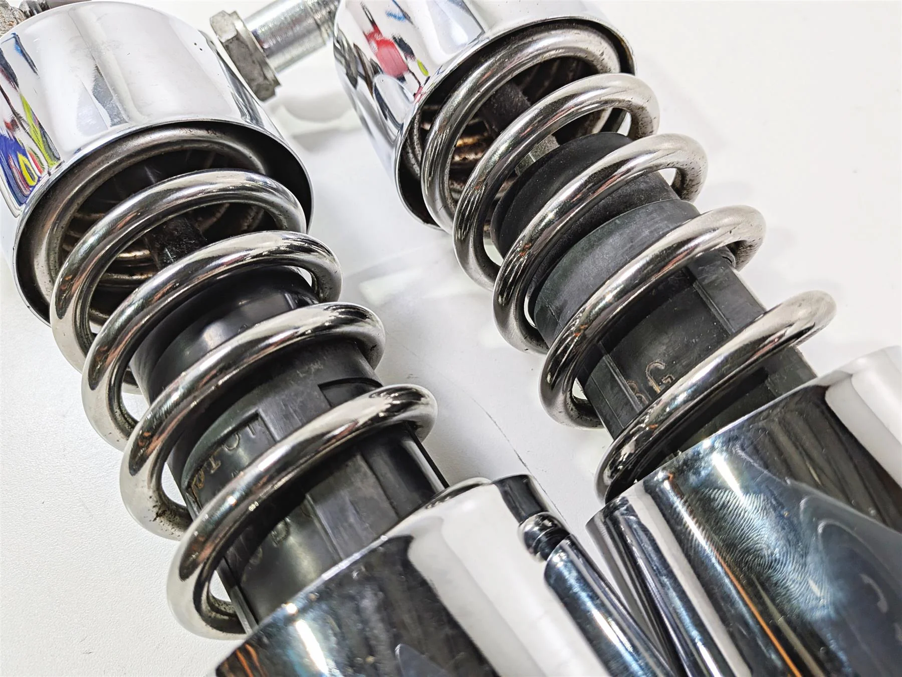 1995 Harley XL883 Sportster Hugger Progressive Suspension 412 Rear Shocks 11.5" 412-4075B - Image 7
